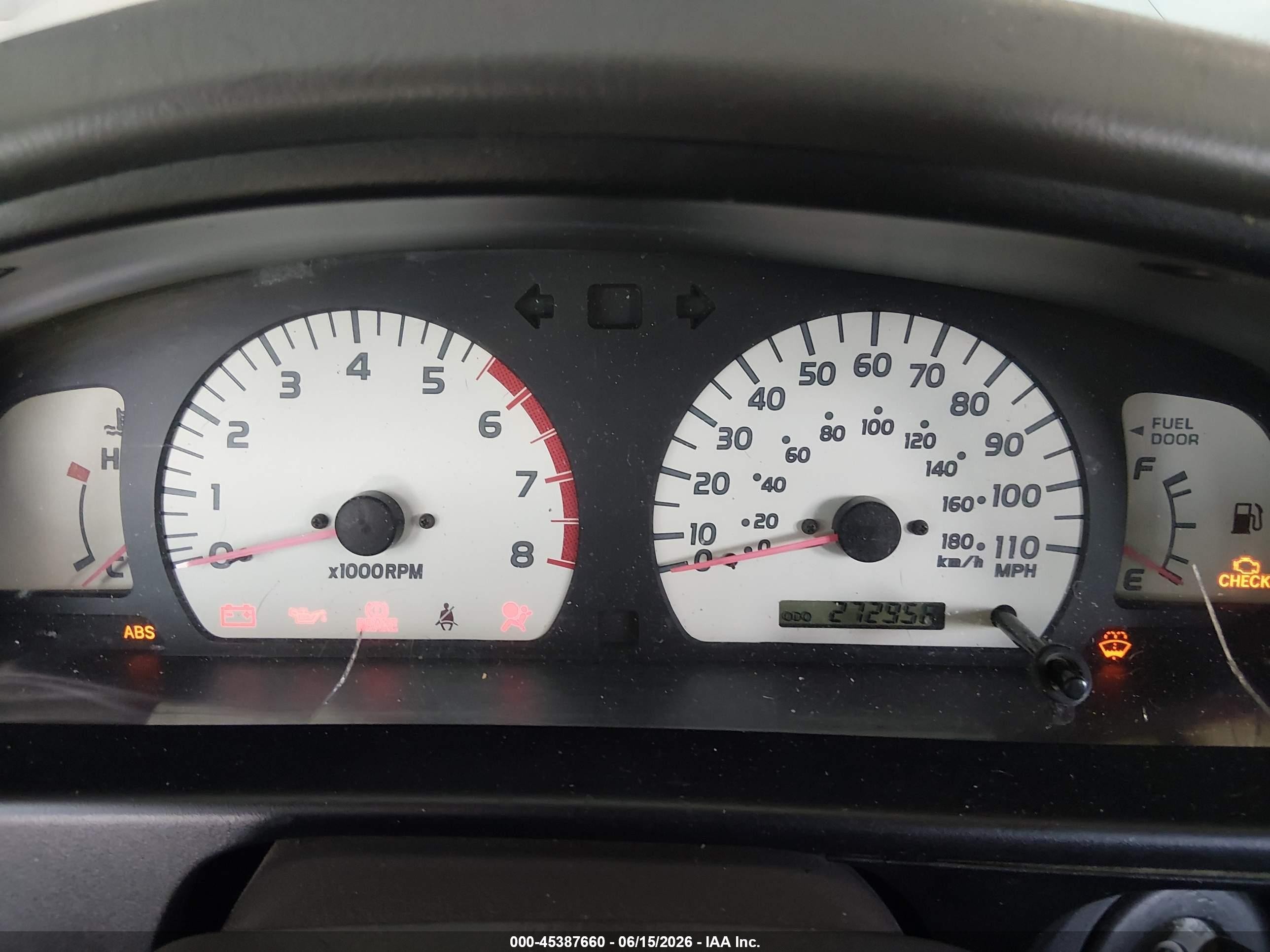 2003 Toyota Tacoma Prerunner V6 Silver vin: 5TESN92N23Z278541