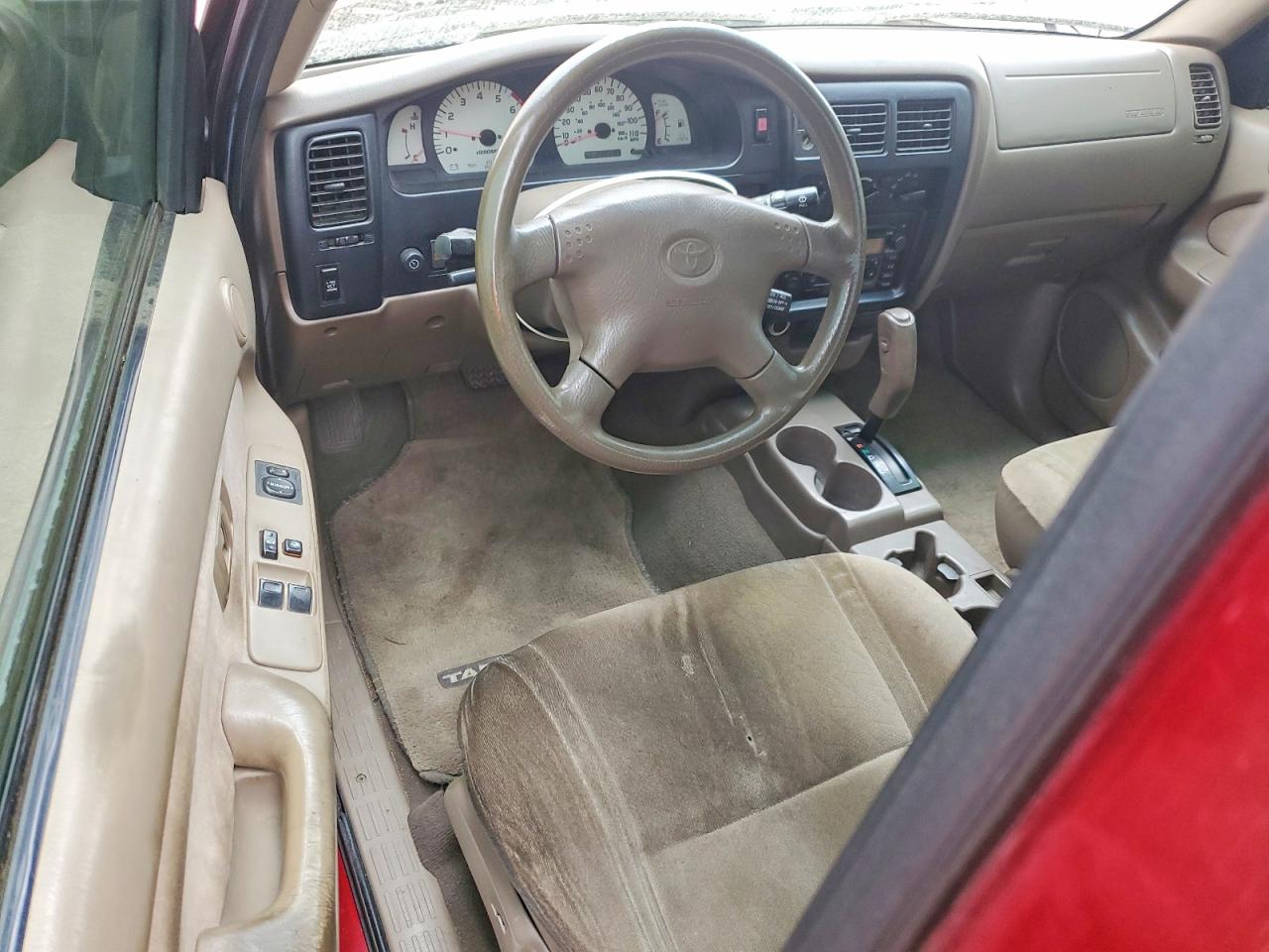2004 Toyota Tacoma Xtracab Prerunner Red vin: 5TESN92N24Z313970