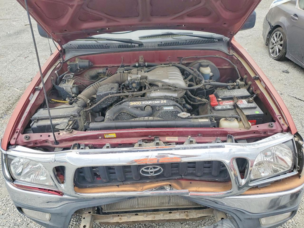 2004 Toyota Tacoma Xtracab Prerunner Red vin: 5TESN92N24Z313970