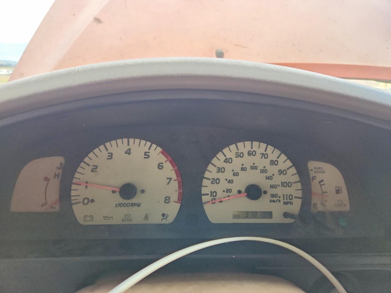 2001 Toyota Tacoma Xtracab Prerunner Красный vin: 5TESN92N31Z730350