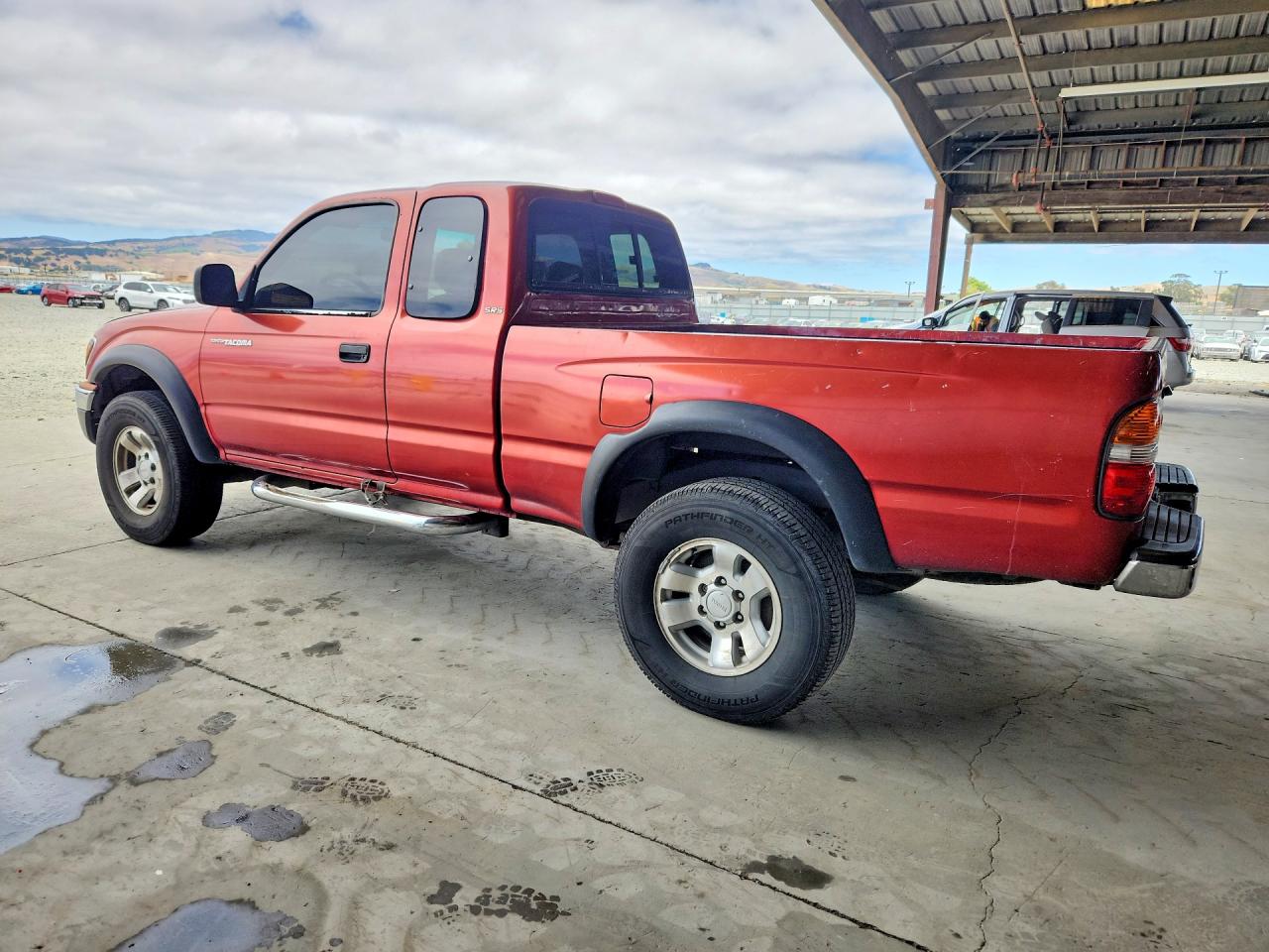 2001 Toyota Tacoma Xtracab Prerunner Красный vin: 5TESN92N31Z730350