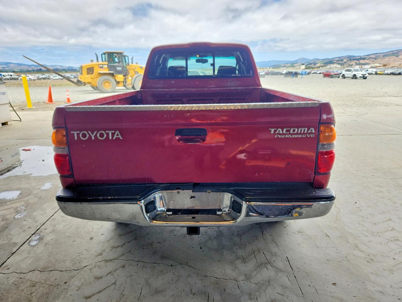 2001 Toyota Tacoma Xtracab Prerunner Красный vin: 5TESN92N31Z730350