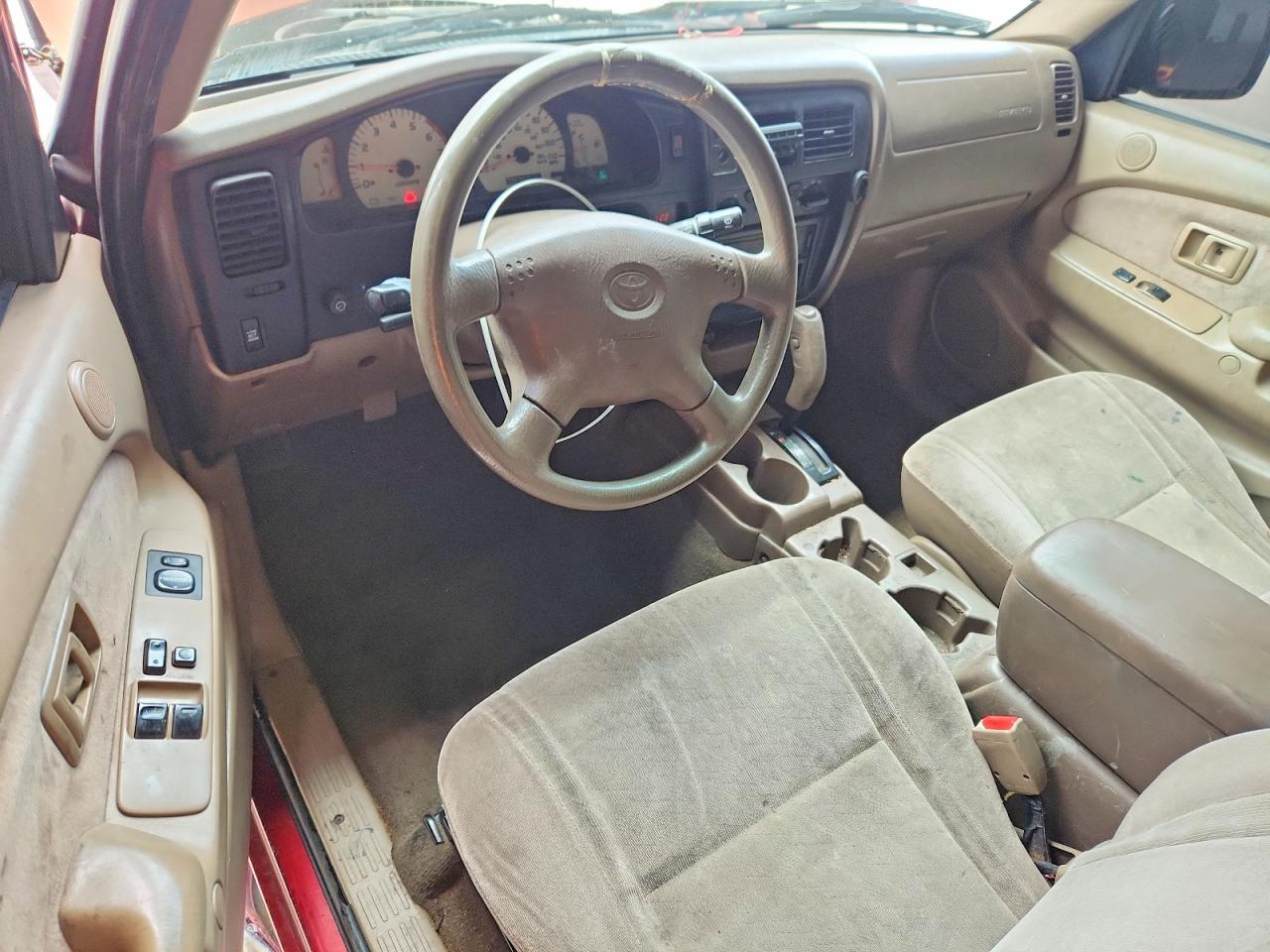 2001 Toyota Tacoma Xtracab Prerunner Красный vin: 5TESN92N31Z730350