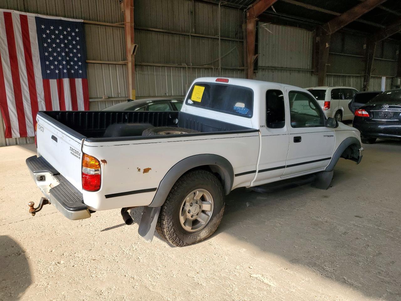 2001 Toyota Tacoma Xtracab Prerunner Белый vin: 5TESN92N31Z860807