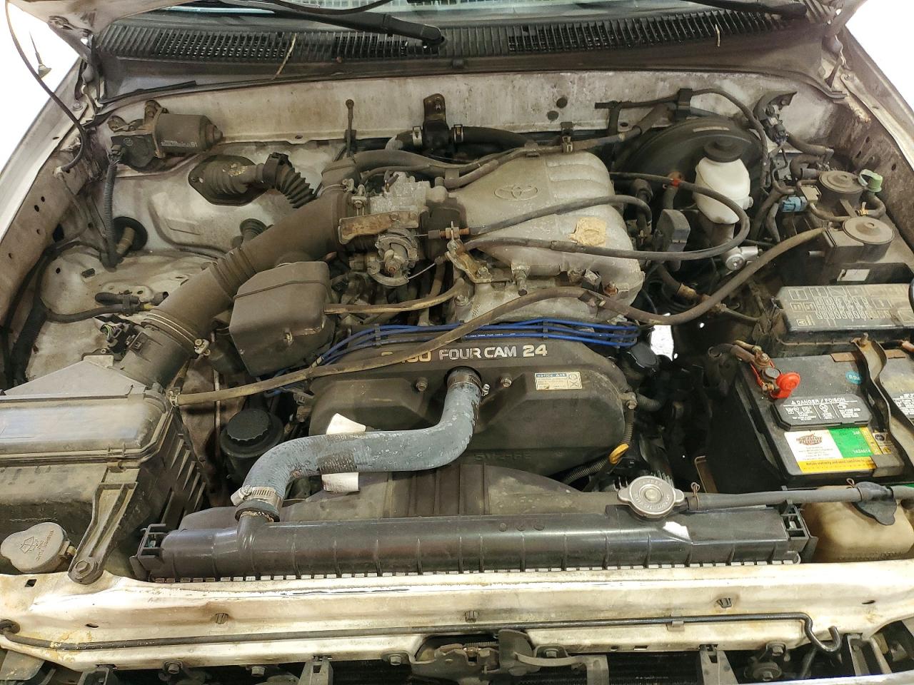 2001 Toyota Tacoma Xtracab Prerunner Белый vin: 5TESN92N31Z860807