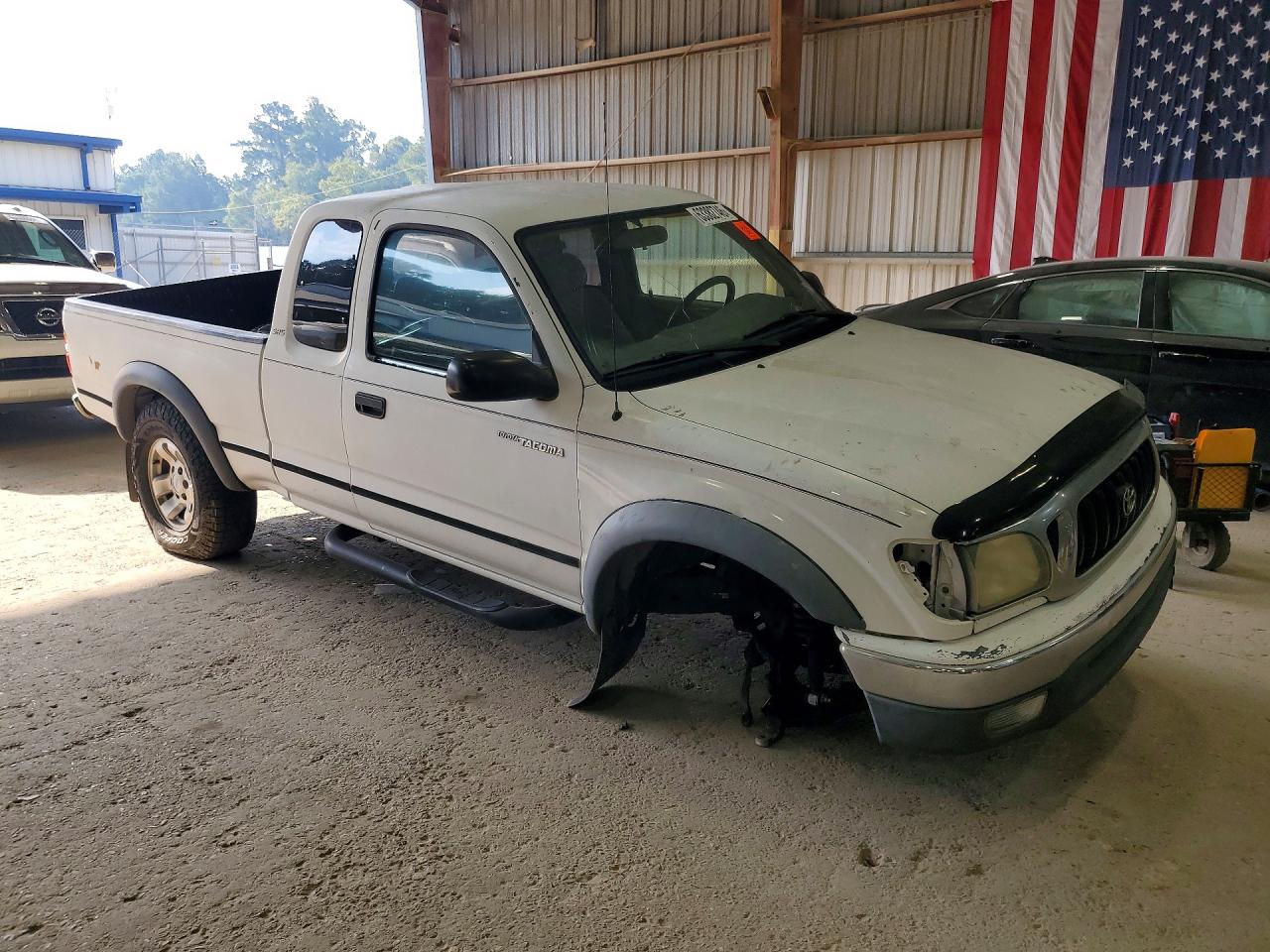 2001 Toyota Tacoma Xtracab Prerunner Белый vin: 5TESN92N31Z860807