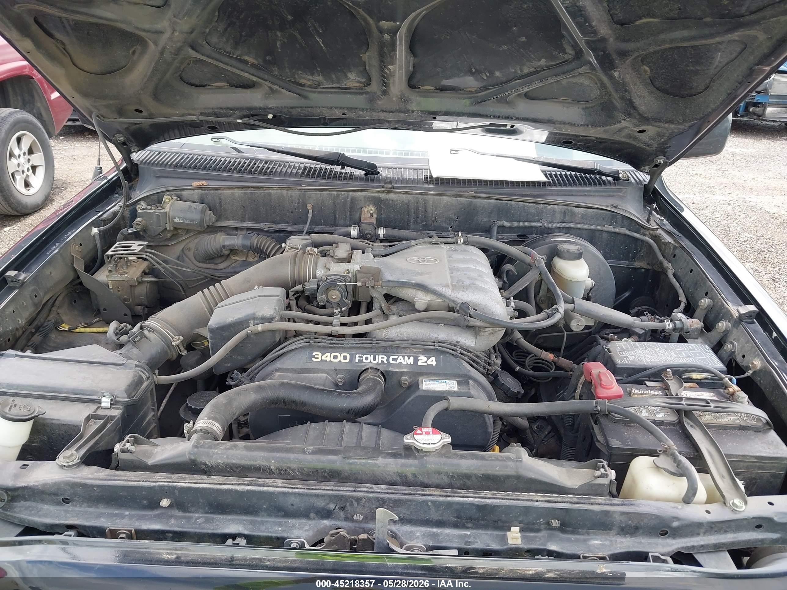 2003 Toyota Tacoma Xtracab Prerunner Black vin: 5TESN92N33Z223211