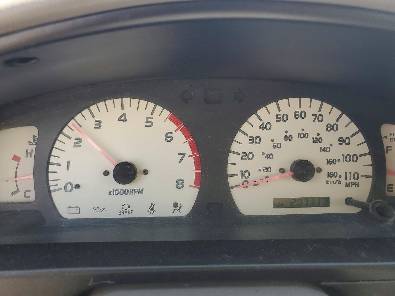 2002 Toyota Tacoma Silver vin: 5TESN92N42Z005292