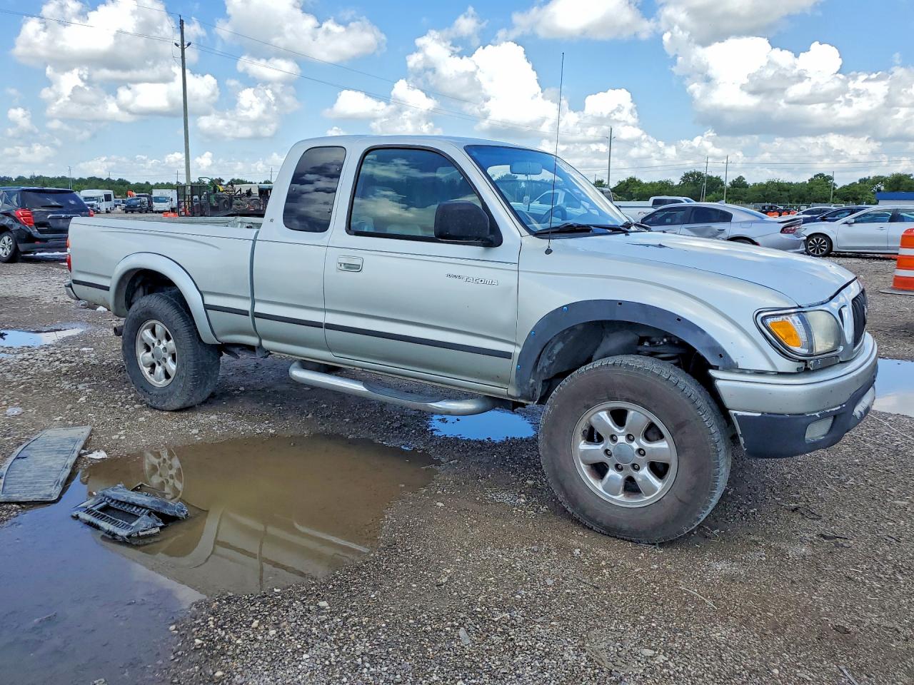 2002 Toyota Tacoma Silver vin: 5TESN92N42Z005292