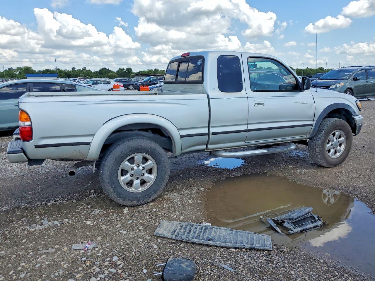 2002 Toyota Tacoma Silver vin: 5TESN92N42Z005292
