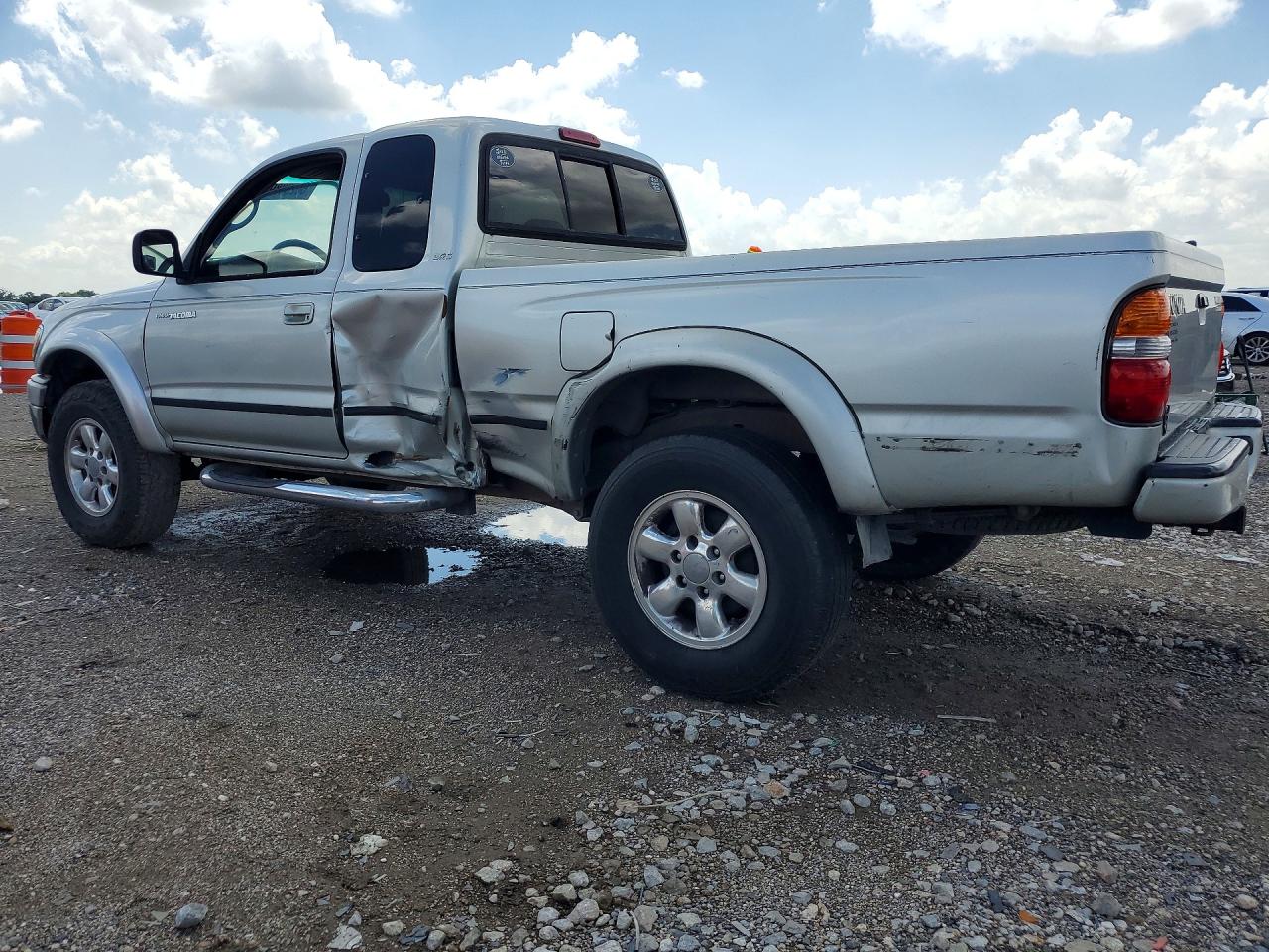 2002 Toyota Tacoma Silver vin: 5TESN92N42Z005292