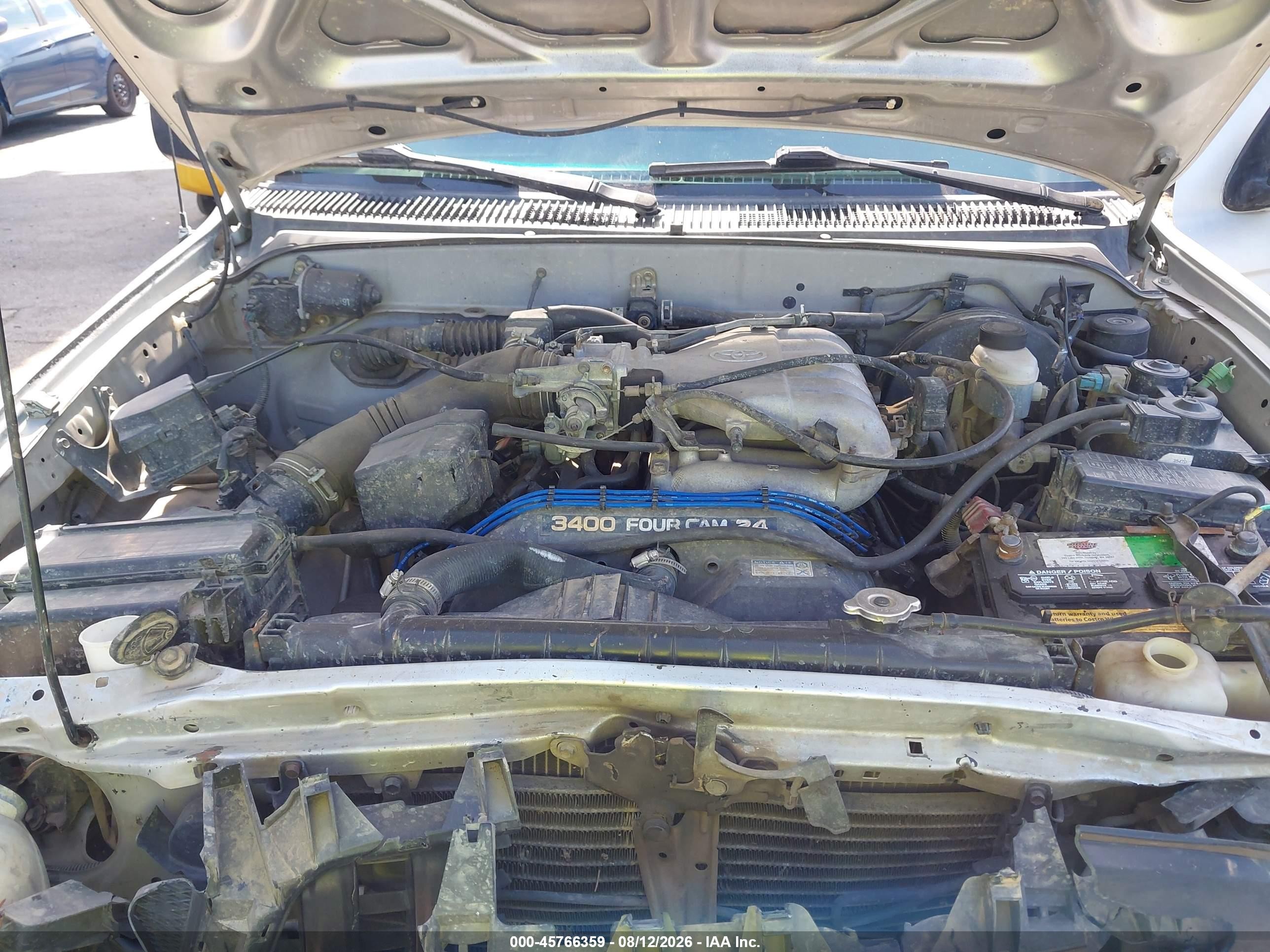 2001 Toyota Tacoma Prerunner V6 Silver vin: 5TESN92N51Z770431