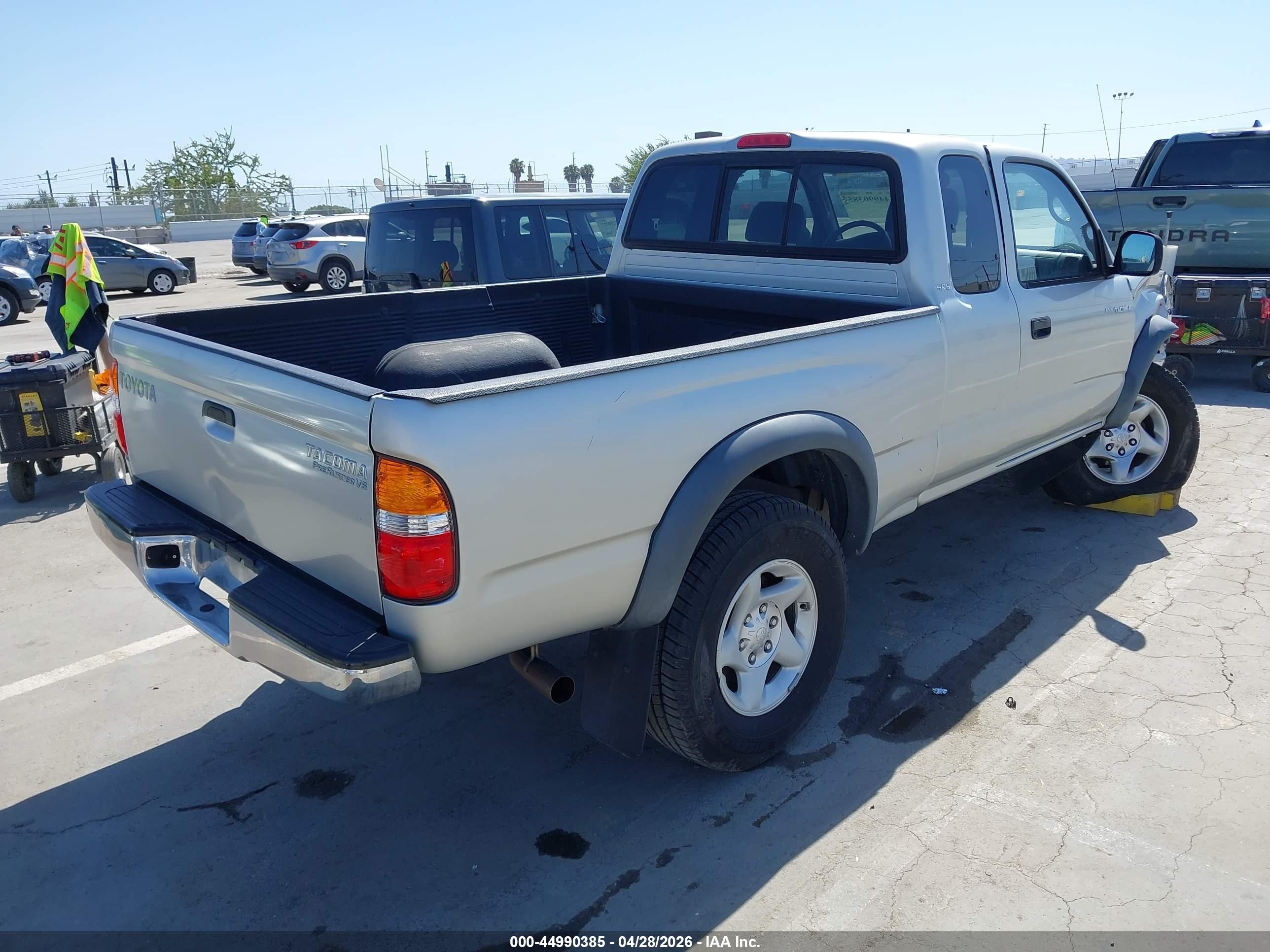 2003 Toyota Tacoma Prerunner V6 Gray vin: 5TESN92N53Z194178