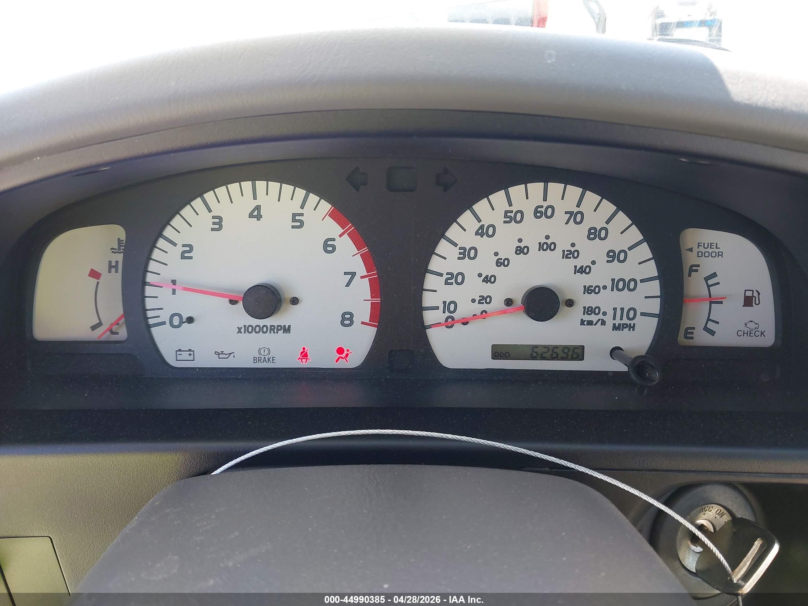 2003 Toyota Tacoma Prerunner V6 Gray vin: 5TESN92N53Z194178