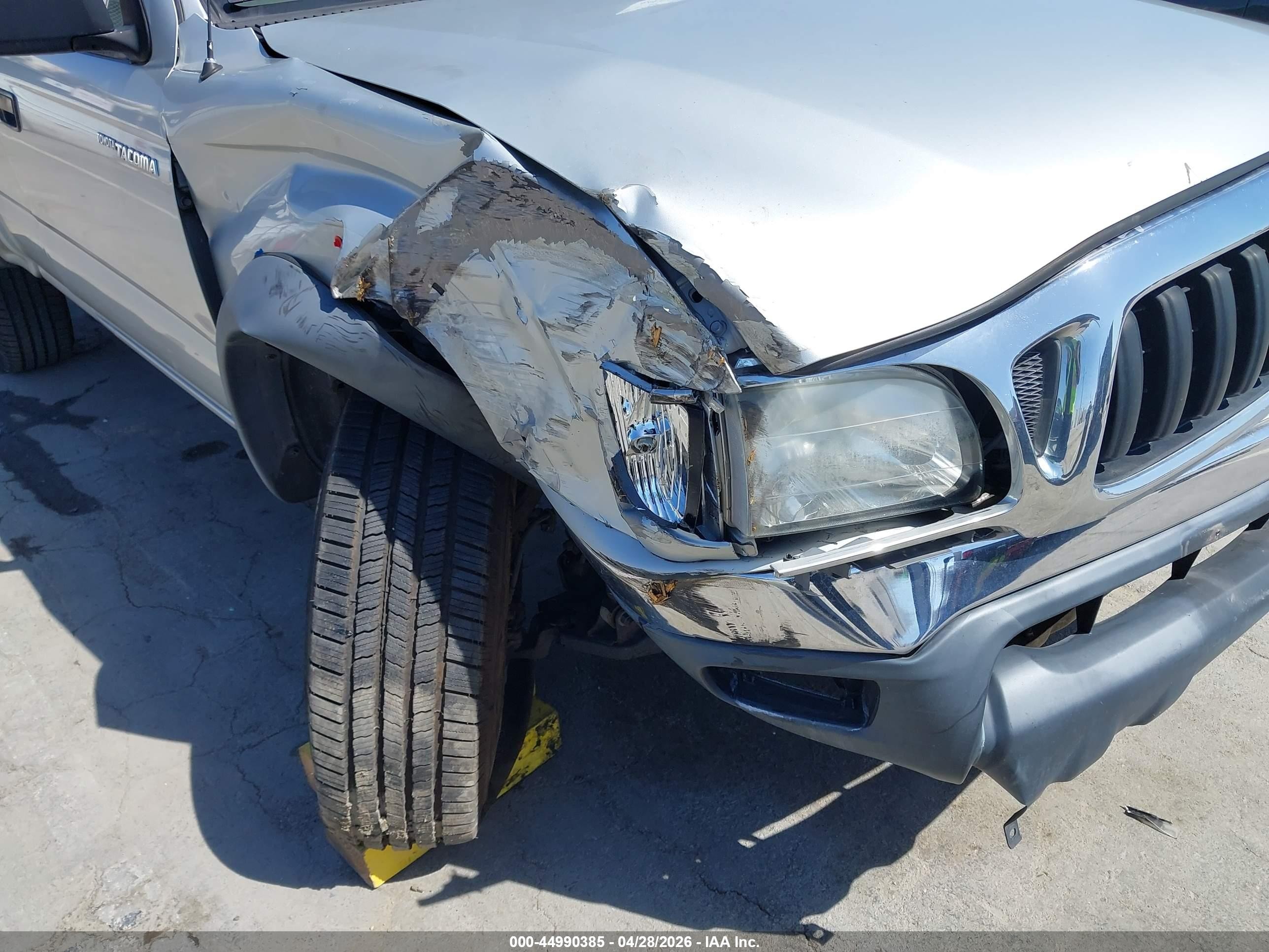 2003 Toyota Tacoma Prerunner V6 Gray vin: 5TESN92N53Z194178