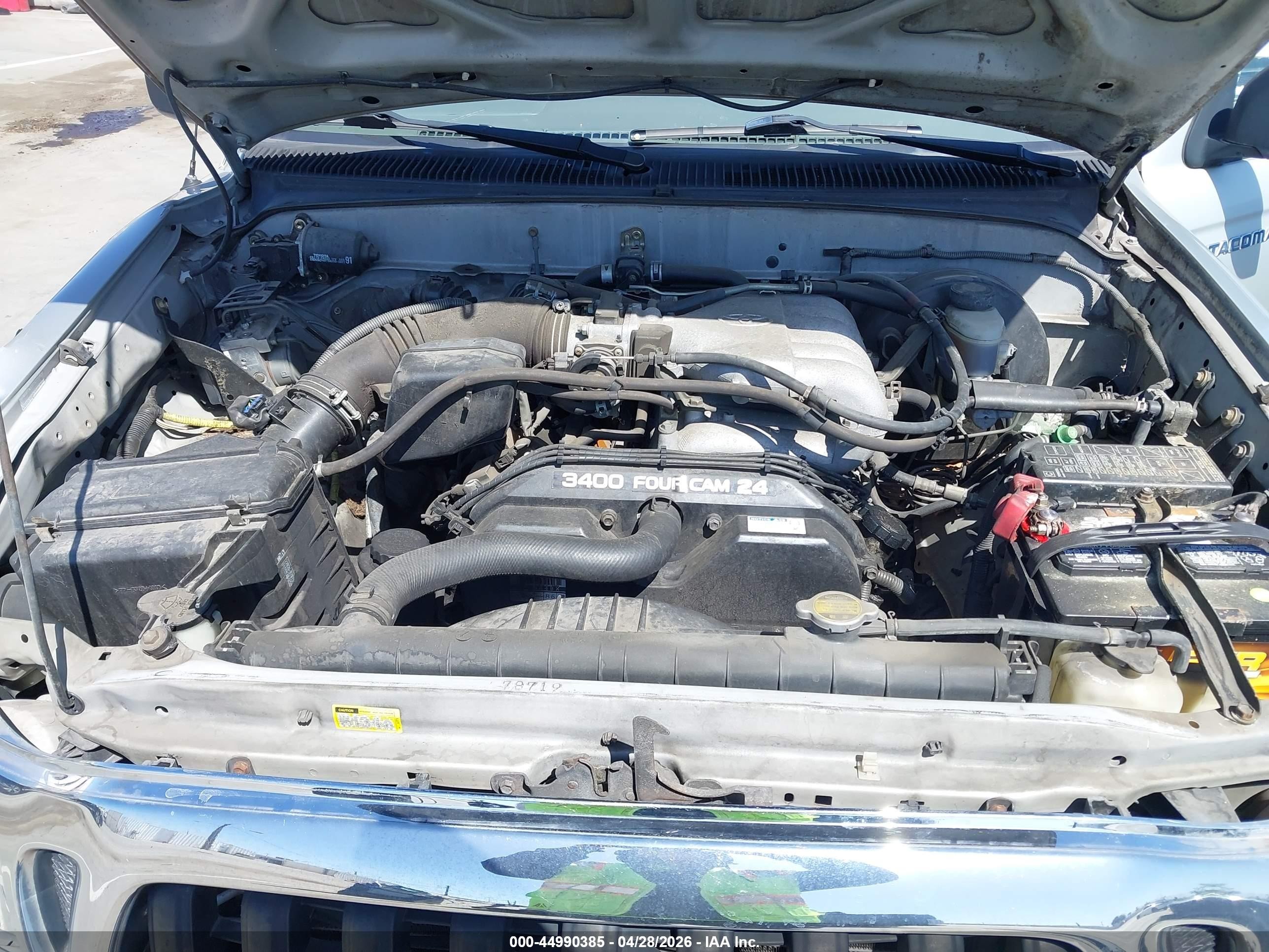 2003 Toyota Tacoma Prerunner V6 Gray vin: 5TESN92N53Z194178