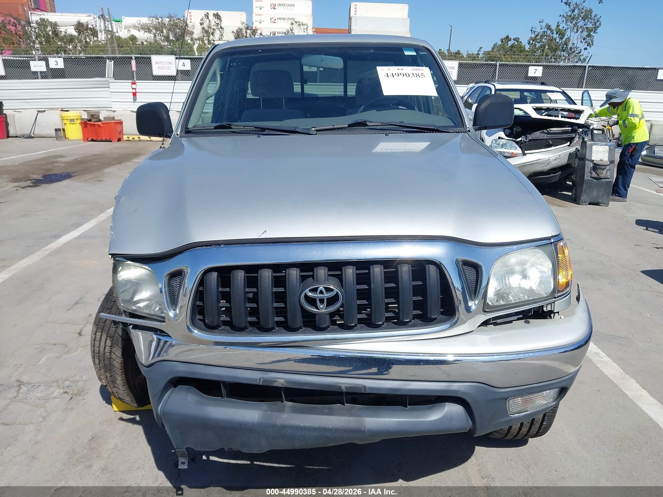 2003 Toyota Tacoma Prerunner V6 Gray vin: 5TESN92N53Z194178
