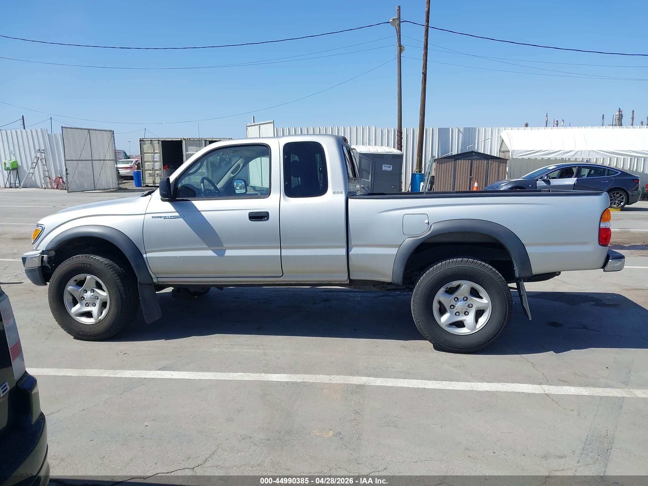 2003 Toyota Tacoma Prerunner V6 Gray vin: 5TESN92N53Z194178