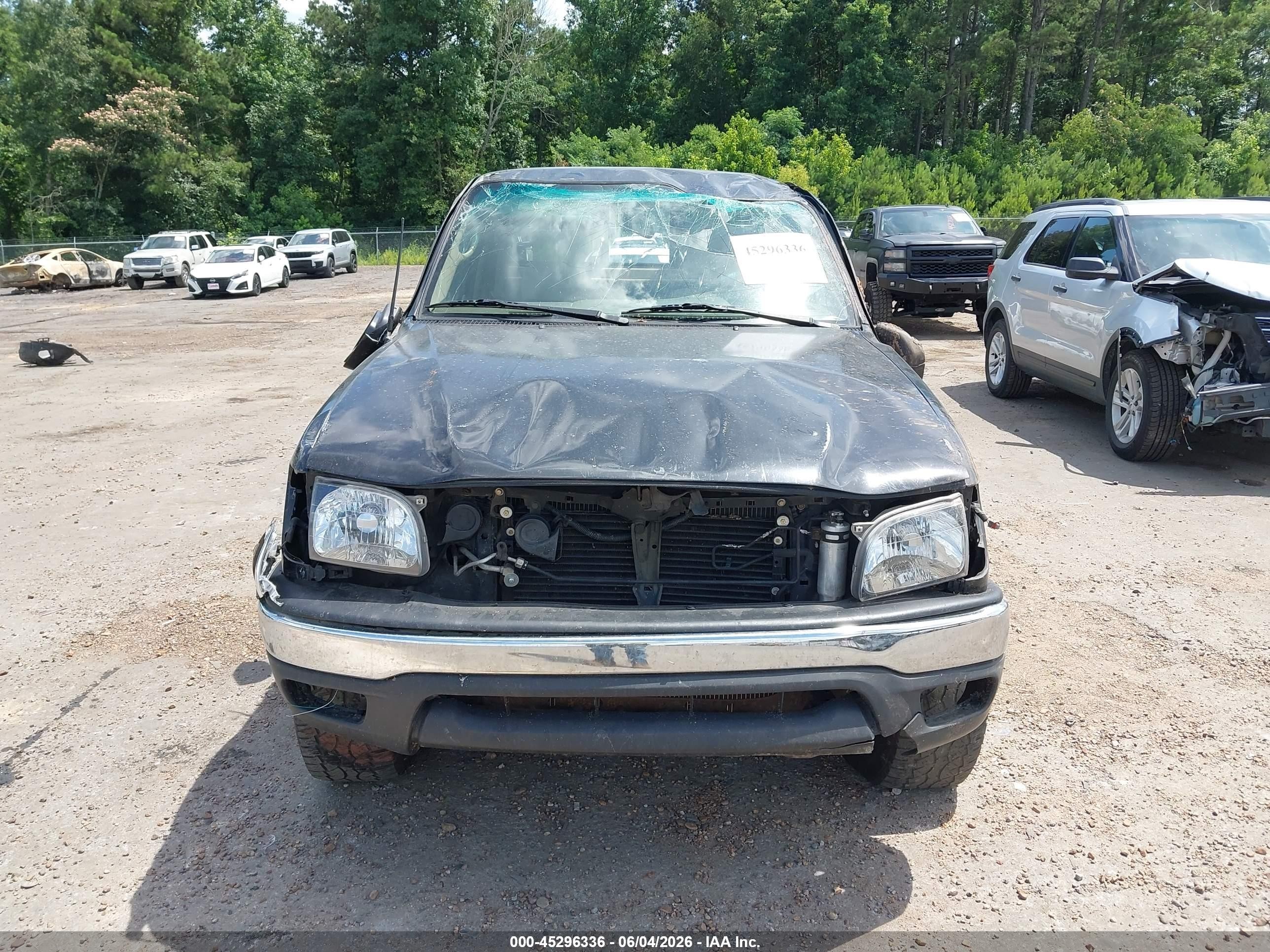 2003 Toyota Tacoma Prerunner V6 Черный vin: 5TESN92N53Z210430