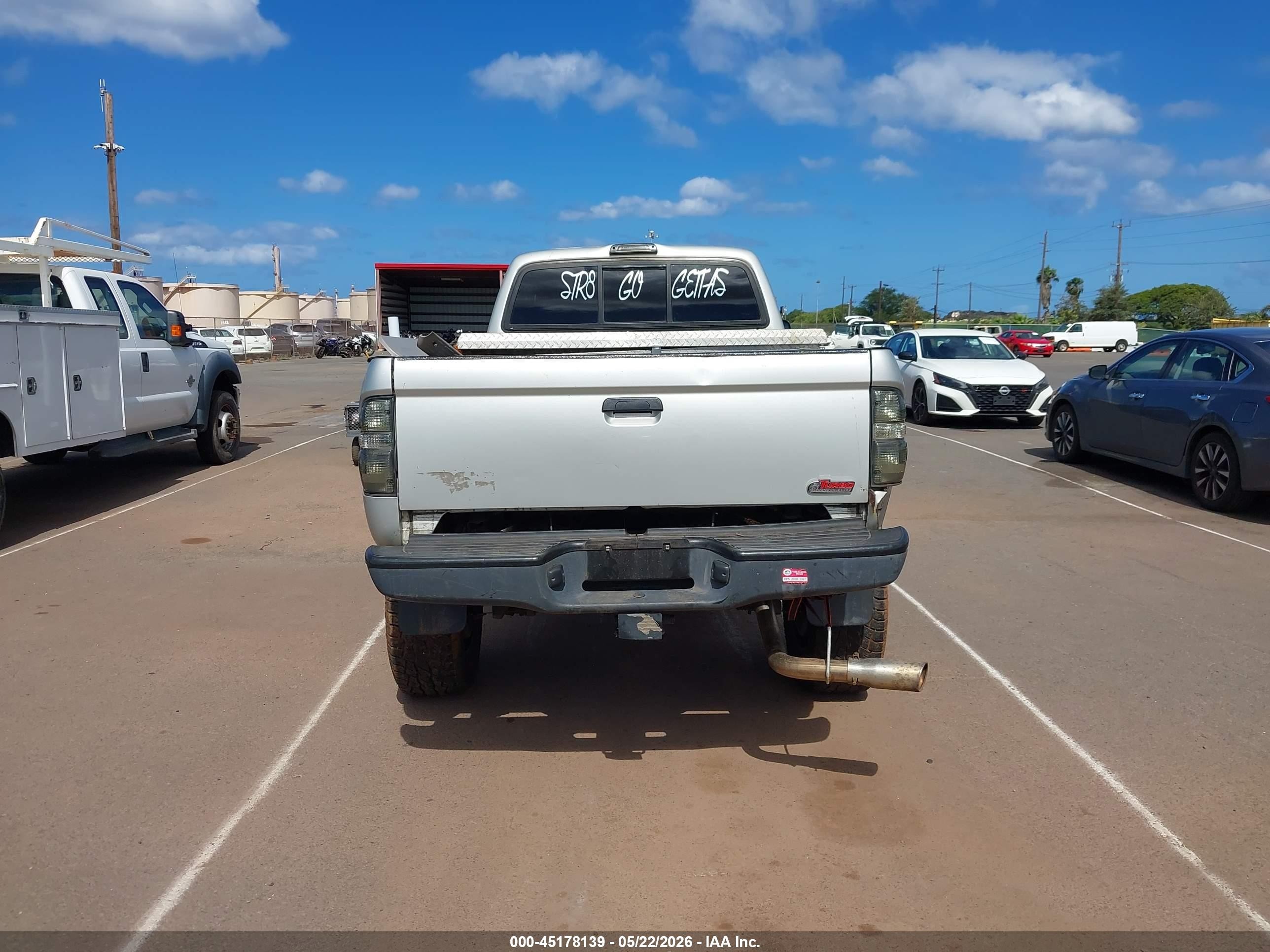 2003 Toyota Tacoma Prerunner V6 Silver vin: 5TESN92N53Z256193