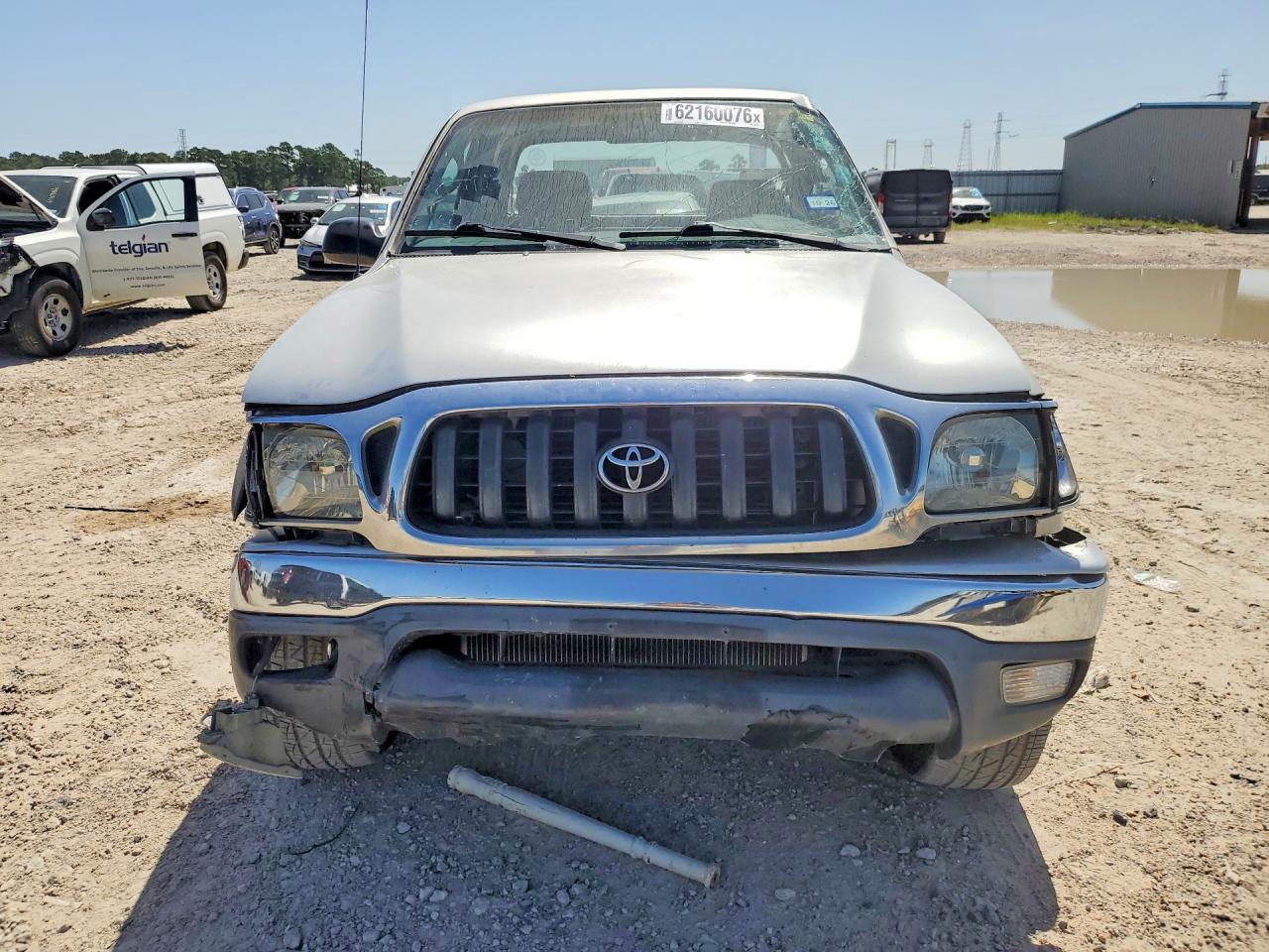 2002 Toyota Tacoma Xtracab Prerunner Silver vin: 5TESN92N62Z078762