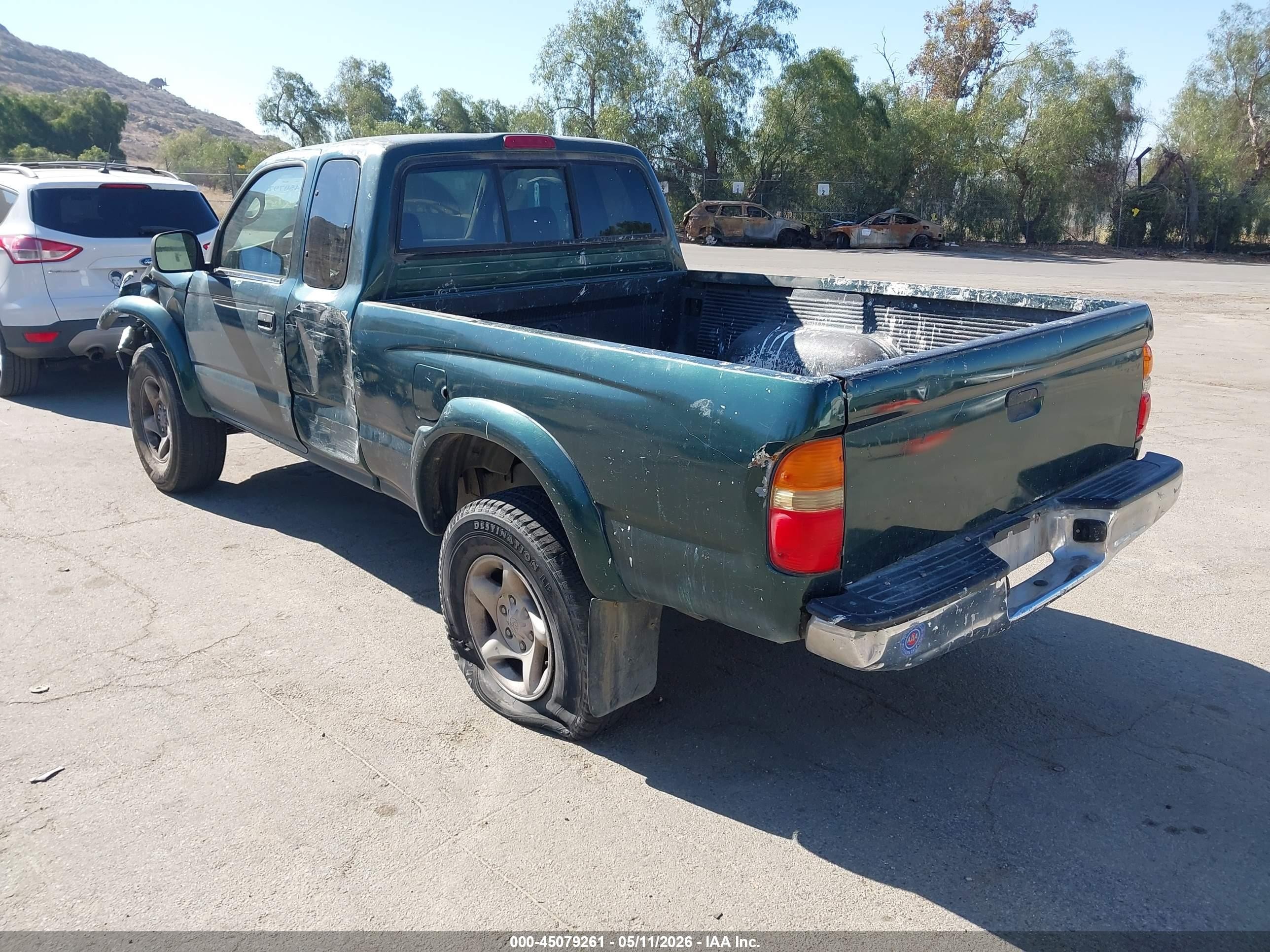2002 Toyota Tacoma Prerunner V6 Green vin: 5TESN92N62Z882947