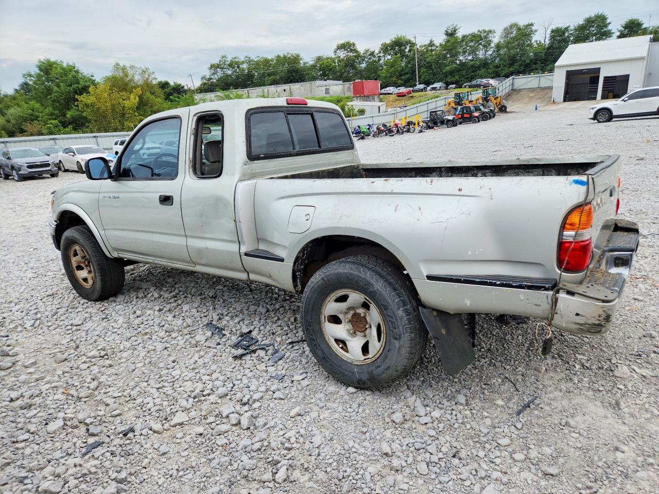 2003 Toyota Tacoma Prerunner V6 Silver vin: 5TESN92N63Z290465