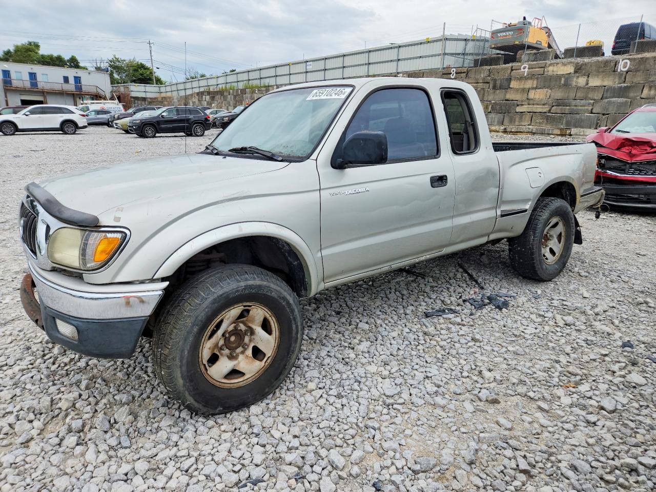 2003 Toyota Tacoma Prerunner V6 Серебряный vin: 5TESN92N63Z290465