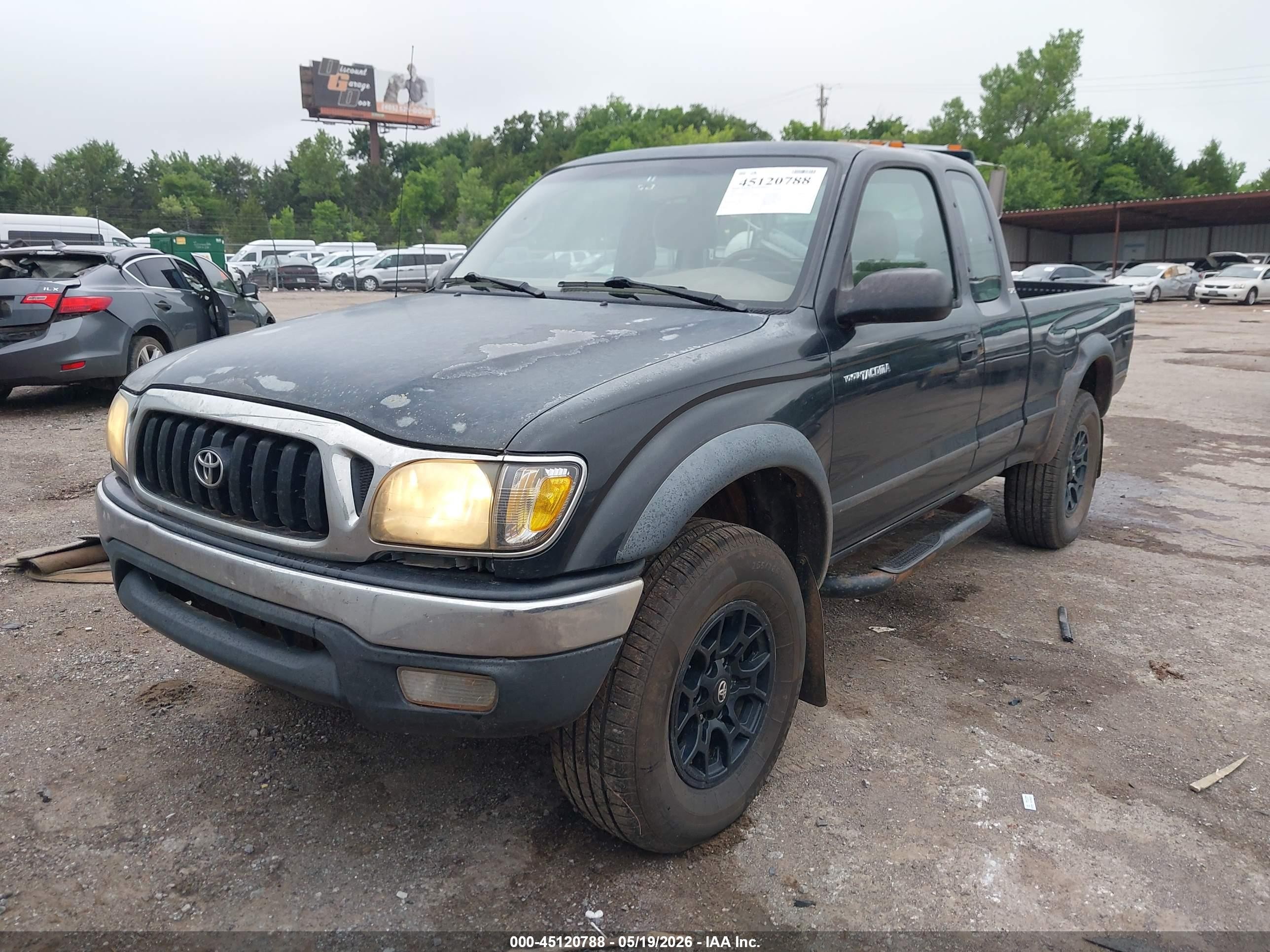 2004 Toyota Tacoma Prerunner V6 Black vin: 5TESN92N64Z311364