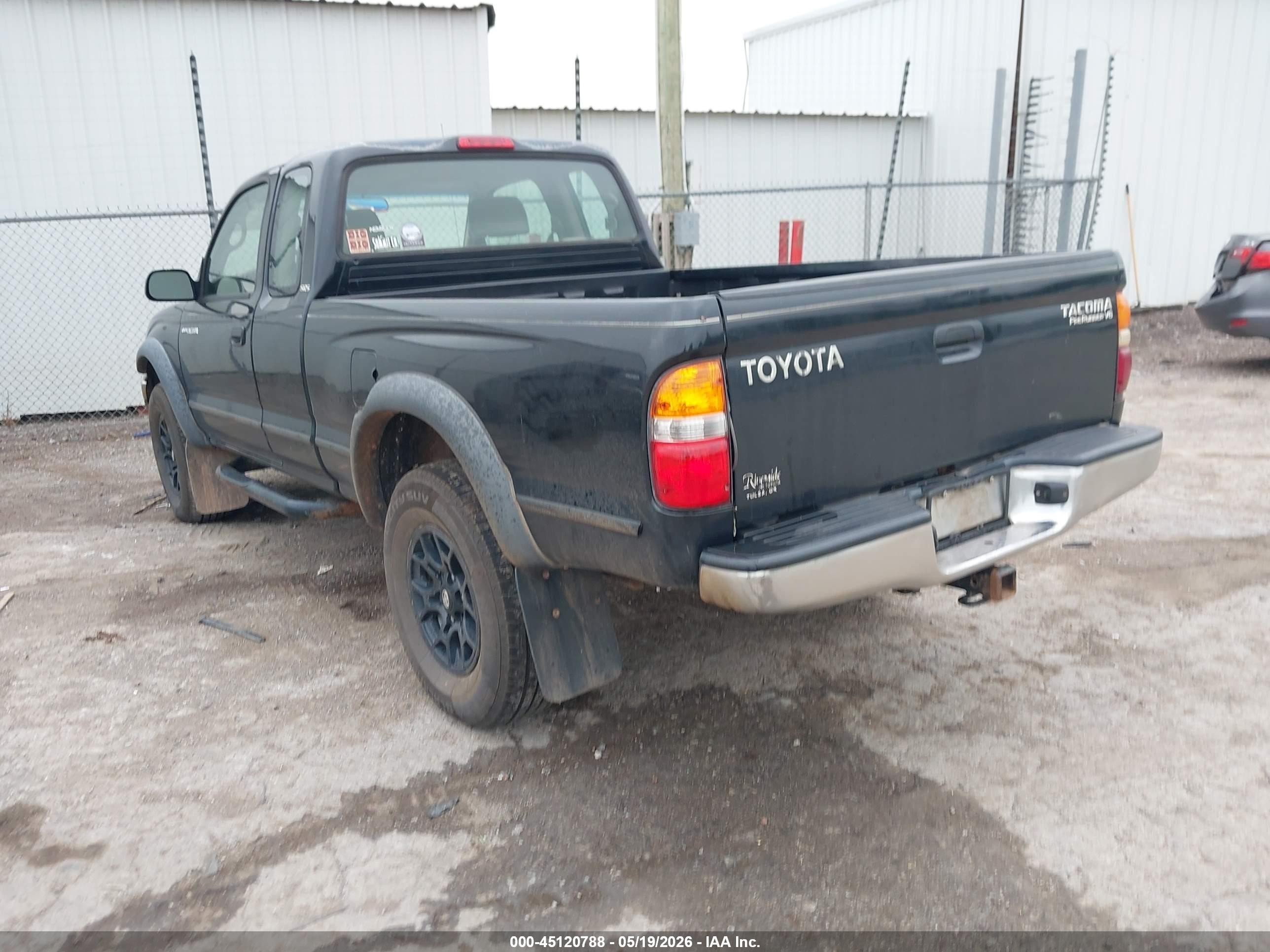 2004 Toyota Tacoma Prerunner V6 Black vin: 5TESN92N64Z311364