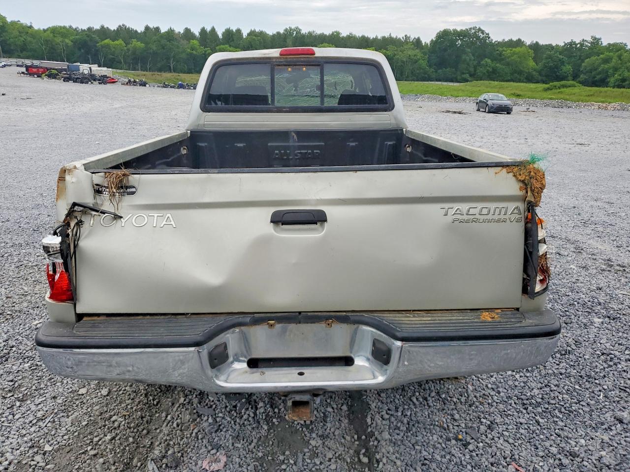 2001 Toyota Tacoma Xtracab Prerunner Серебряный vin: 5TESN92N71Z879473
