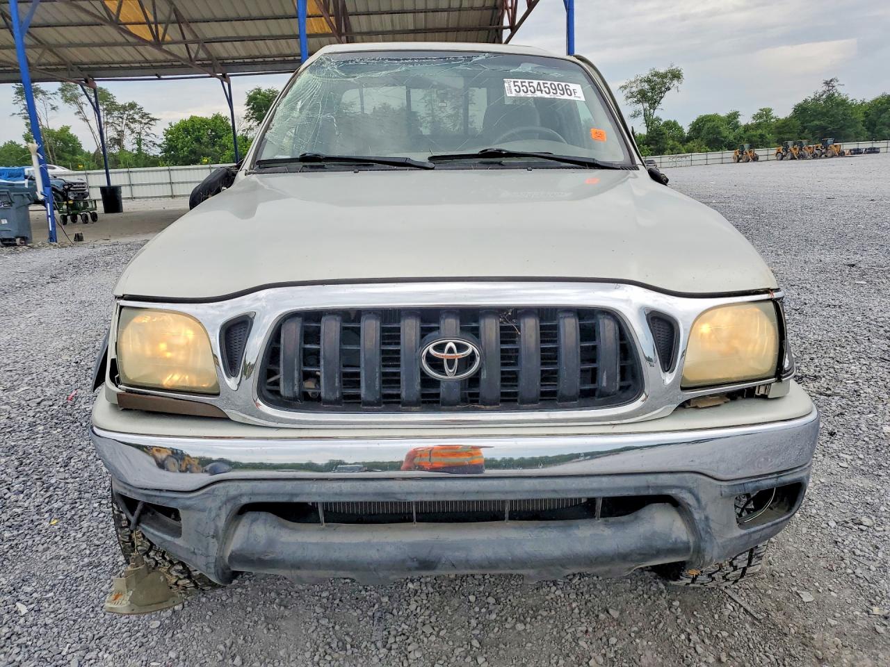 2001 Toyota Tacoma Xtracab Prerunner Серебряный vin: 5TESN92N71Z879473