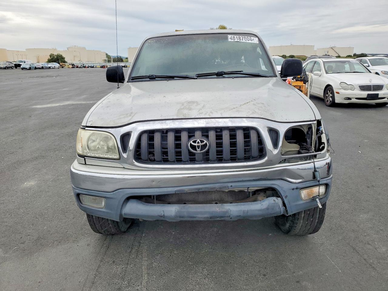 2003 Toyota Tacoma Prerunner V6 Серебряный vin: 5TESN92N73Z157584