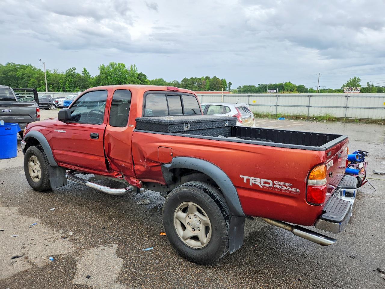 2003 Toyota Tacoma Xtracab Prerunner Burgundy vin: 5TESN92N73Z273416