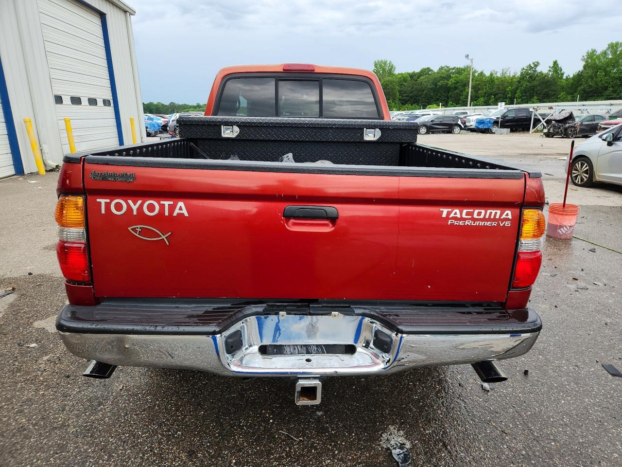 2003 Toyota Tacoma Xtracab Prerunner Burgundy vin: 5TESN92N73Z273416