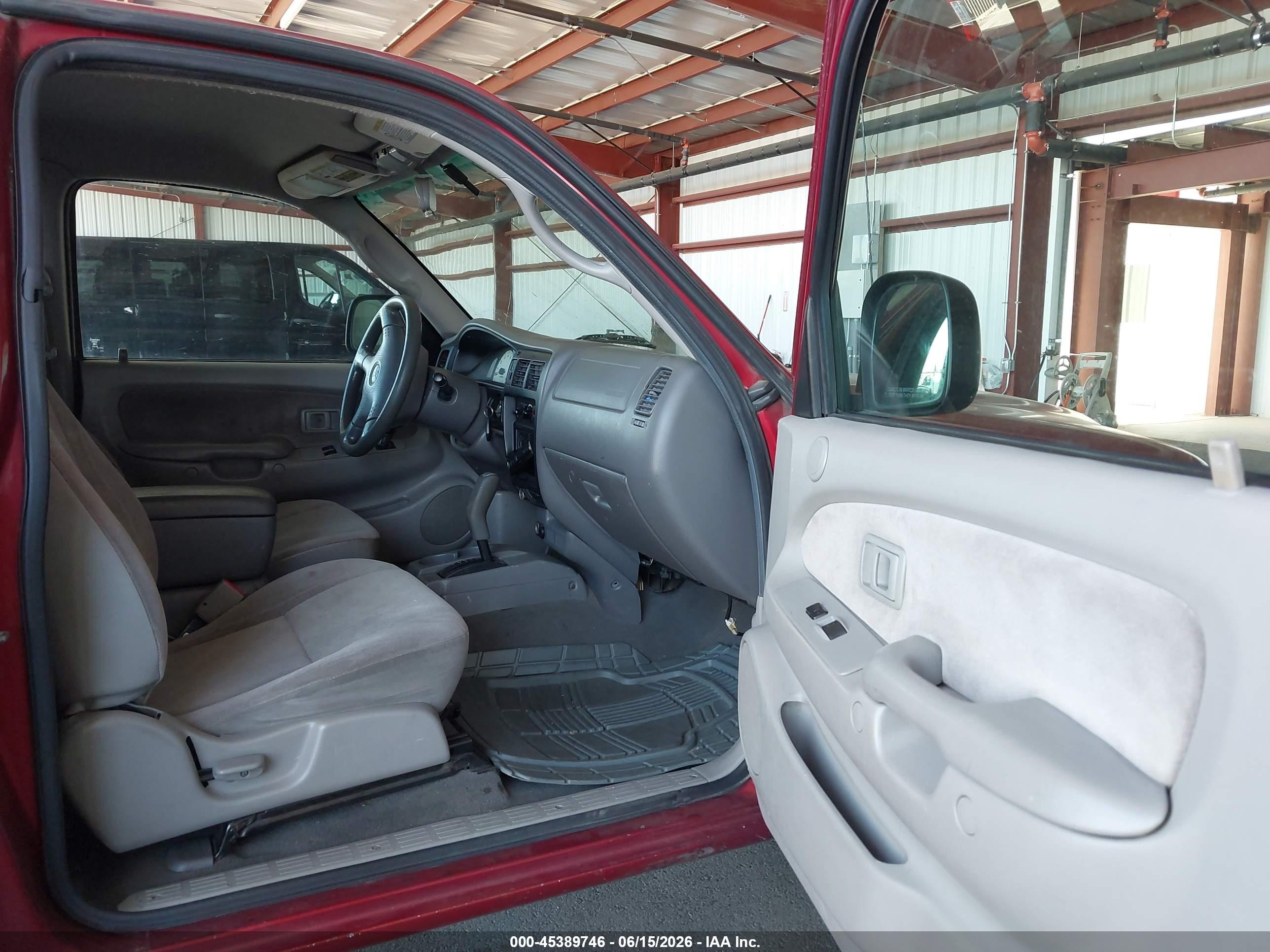 2004 Toyota Tacoma Prerunner V6 Burgundy vin: 5TESN92N74Z334541