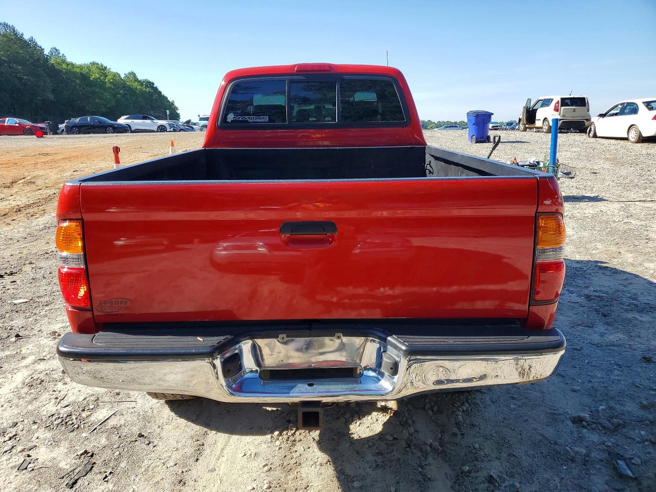 2004 Toyota Tacoma Xtracab Prerunner Red vin: 5TESN92N74Z433361