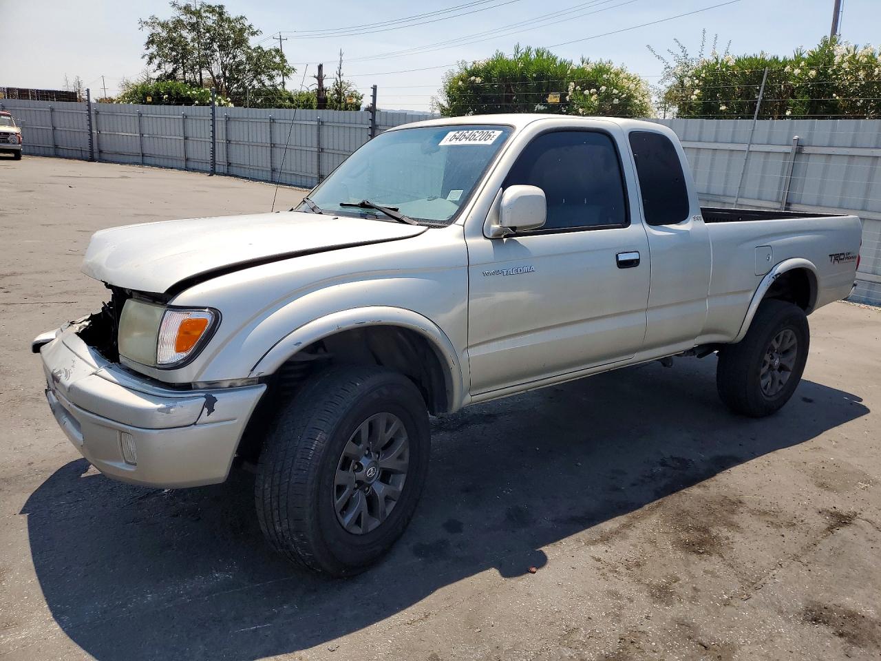 2000 Toyota Tacoma Xtracab Prerunner Gray vin: 5TESN92N7YZ700407
