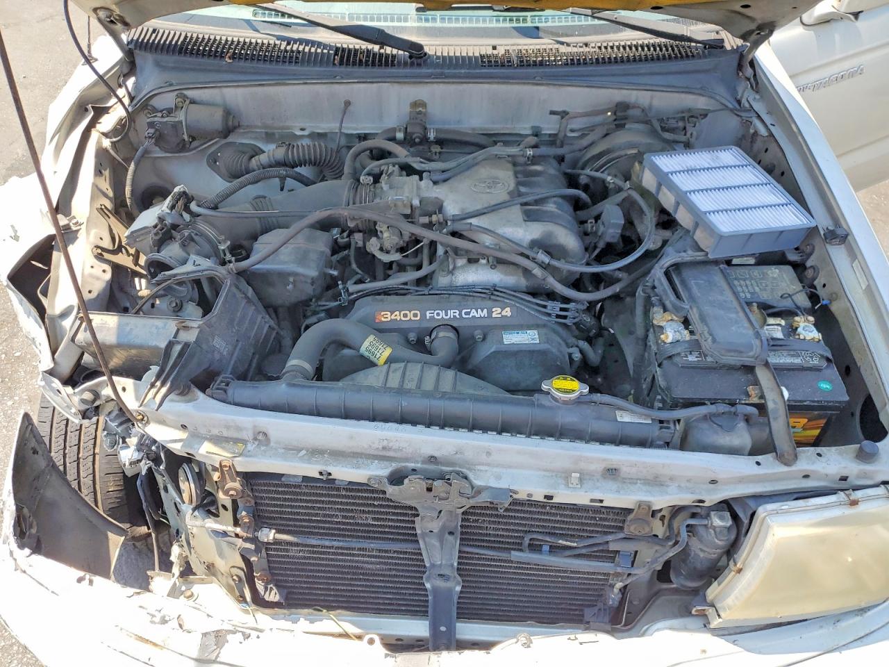 2000 Toyota Tacoma Xtracab Prerunner Gray vin: 5TESN92N7YZ700407