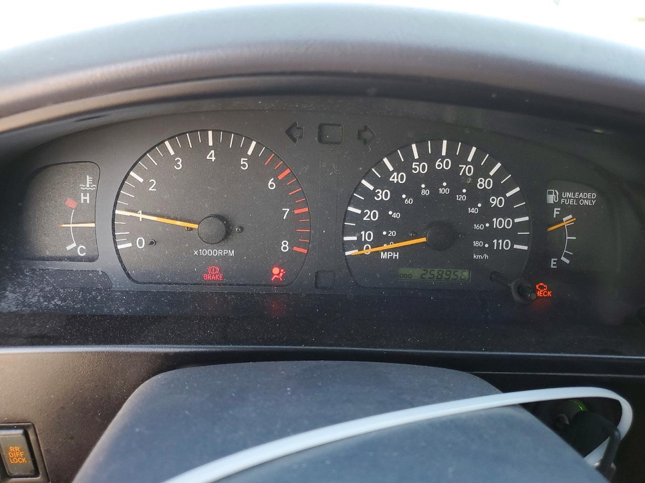 2000 Toyota Tacoma Xtracab Prerunner Blue vin: 5TESN92N7YZ709818