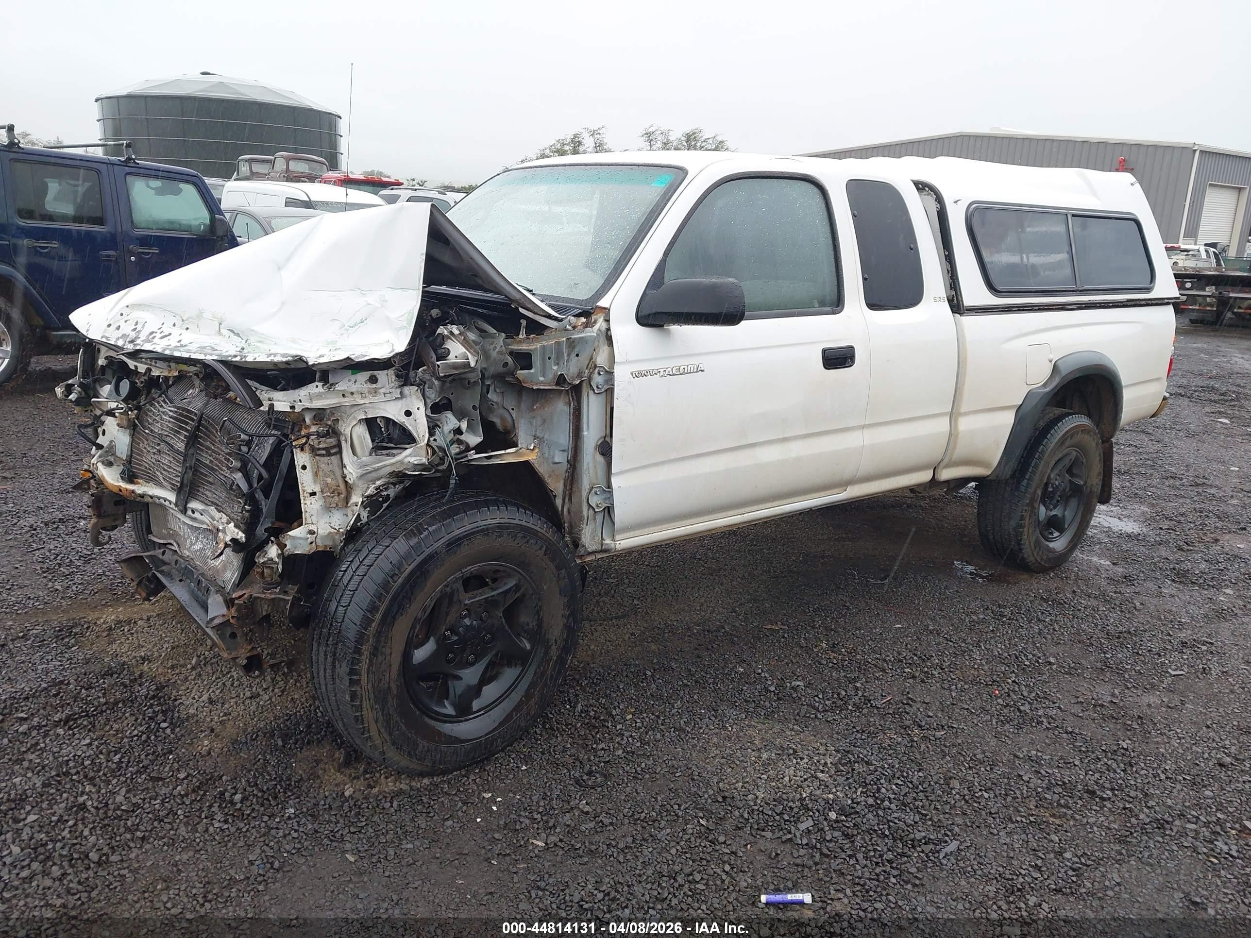 2003 Toyota Tacoma Prerunner V6 White vin: 5TESN92N83Z251375