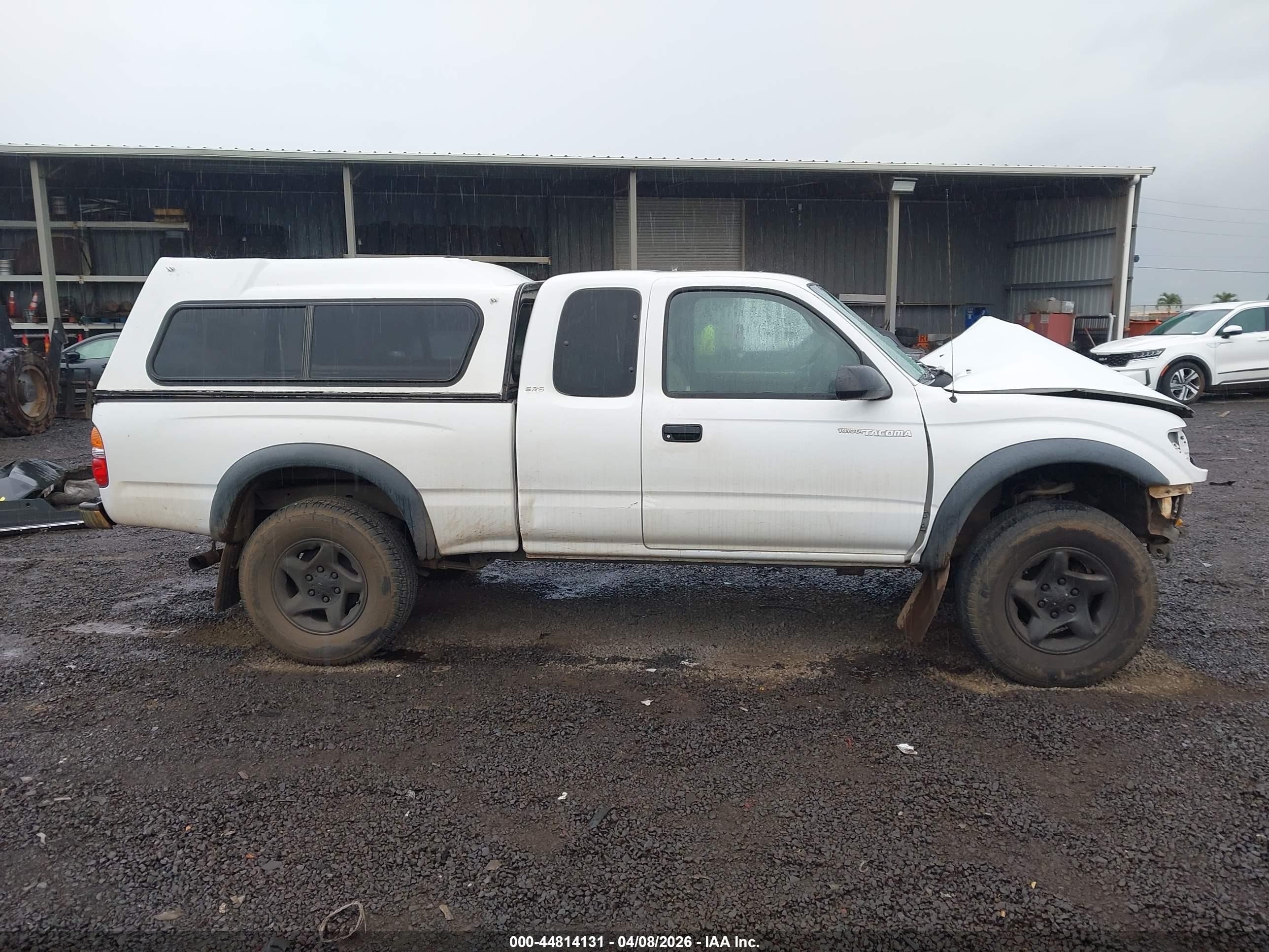 2003 Toyota Tacoma Prerunner V6 White vin: 5TESN92N83Z251375