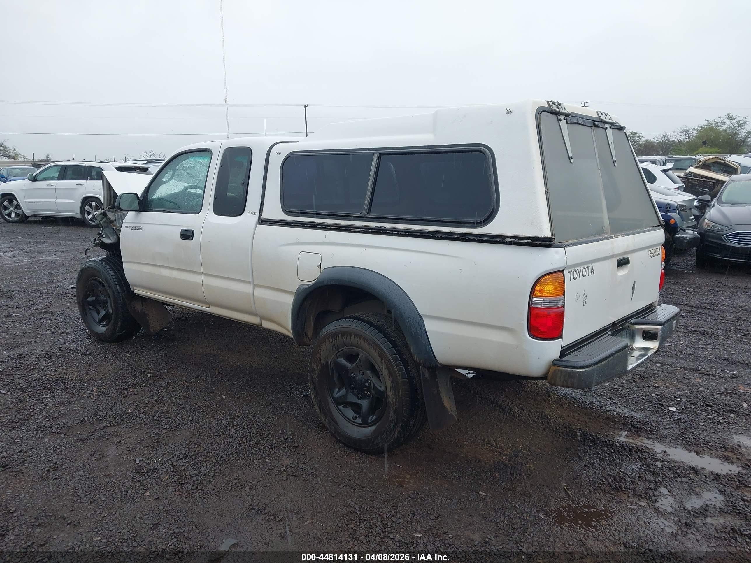 2003 Toyota Tacoma Prerunner V6 White vin: 5TESN92N83Z251375