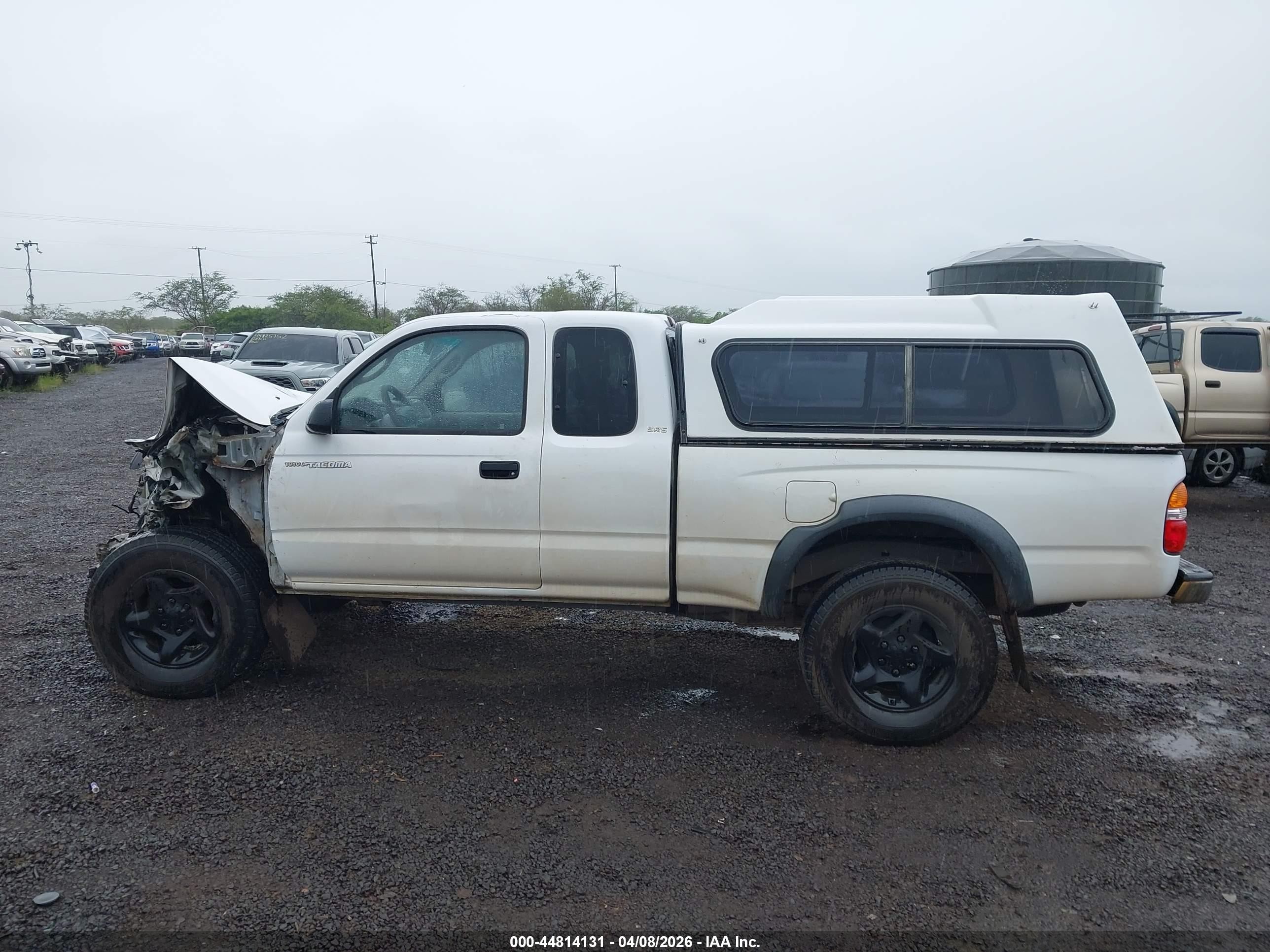 2003 Toyota Tacoma Prerunner V6 White vin: 5TESN92N83Z251375