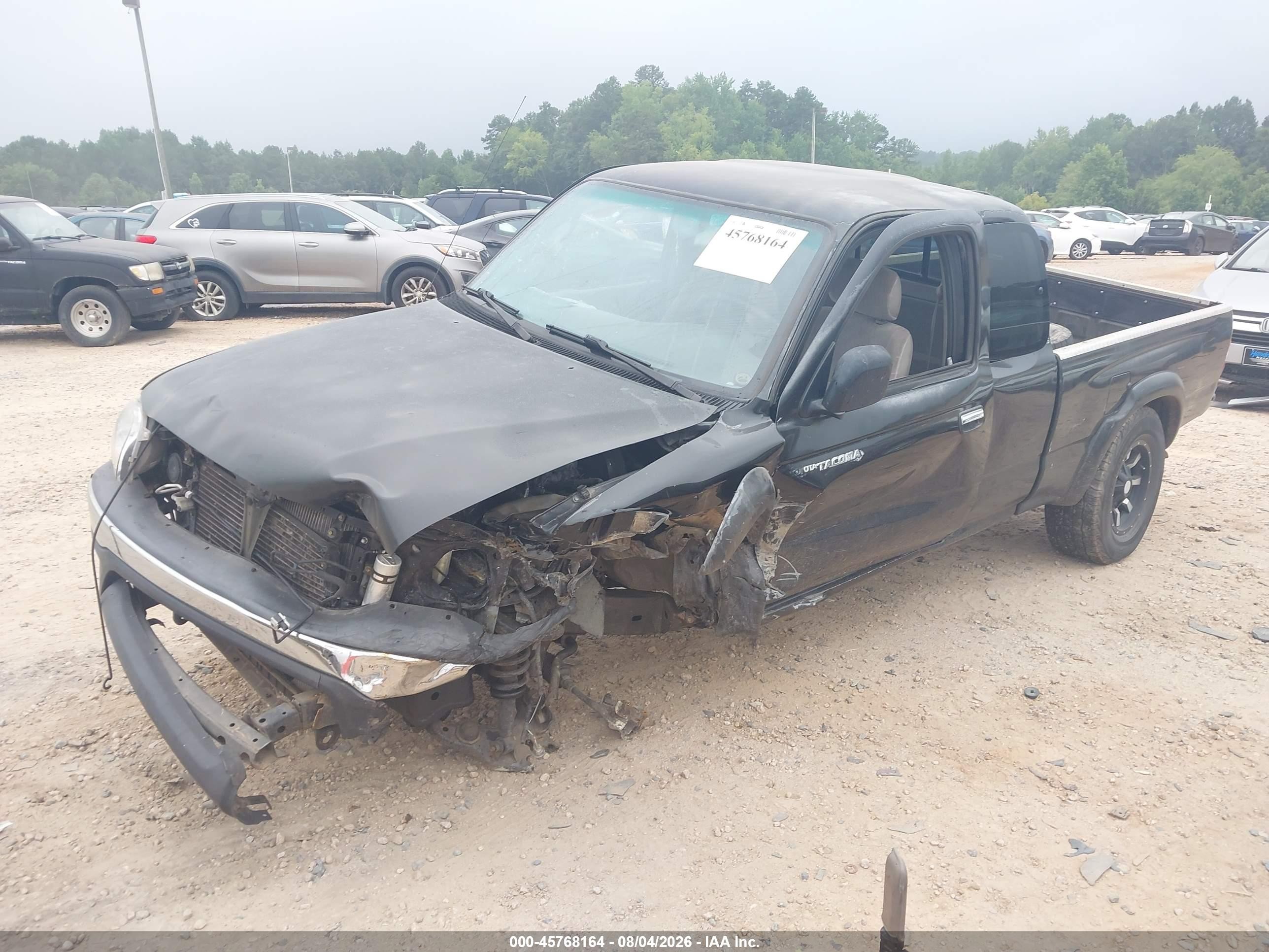 2003 Toyota Tacoma Prerunner V6 Черный vin: 5TESN92N83Z301045