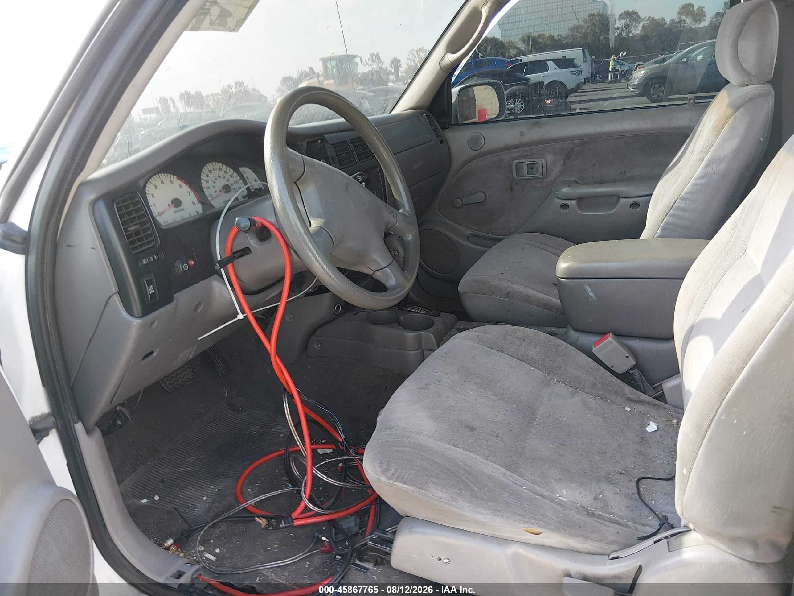 2001 Toyota Tacoma Prerunner V6 White vin: 5TESN92N91Z791489