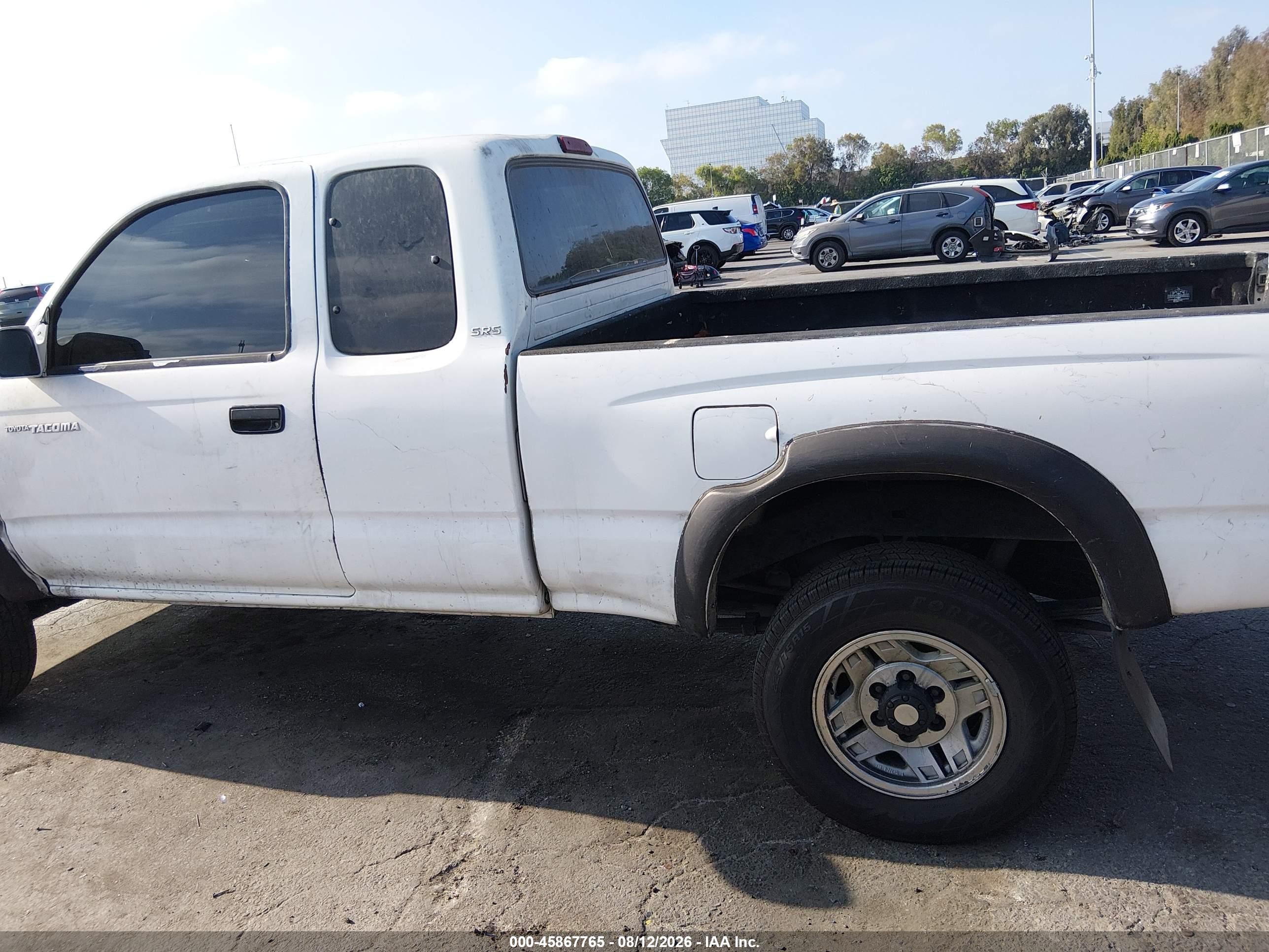 2001 Toyota Tacoma Prerunner V6 White vin: 5TESN92N91Z791489