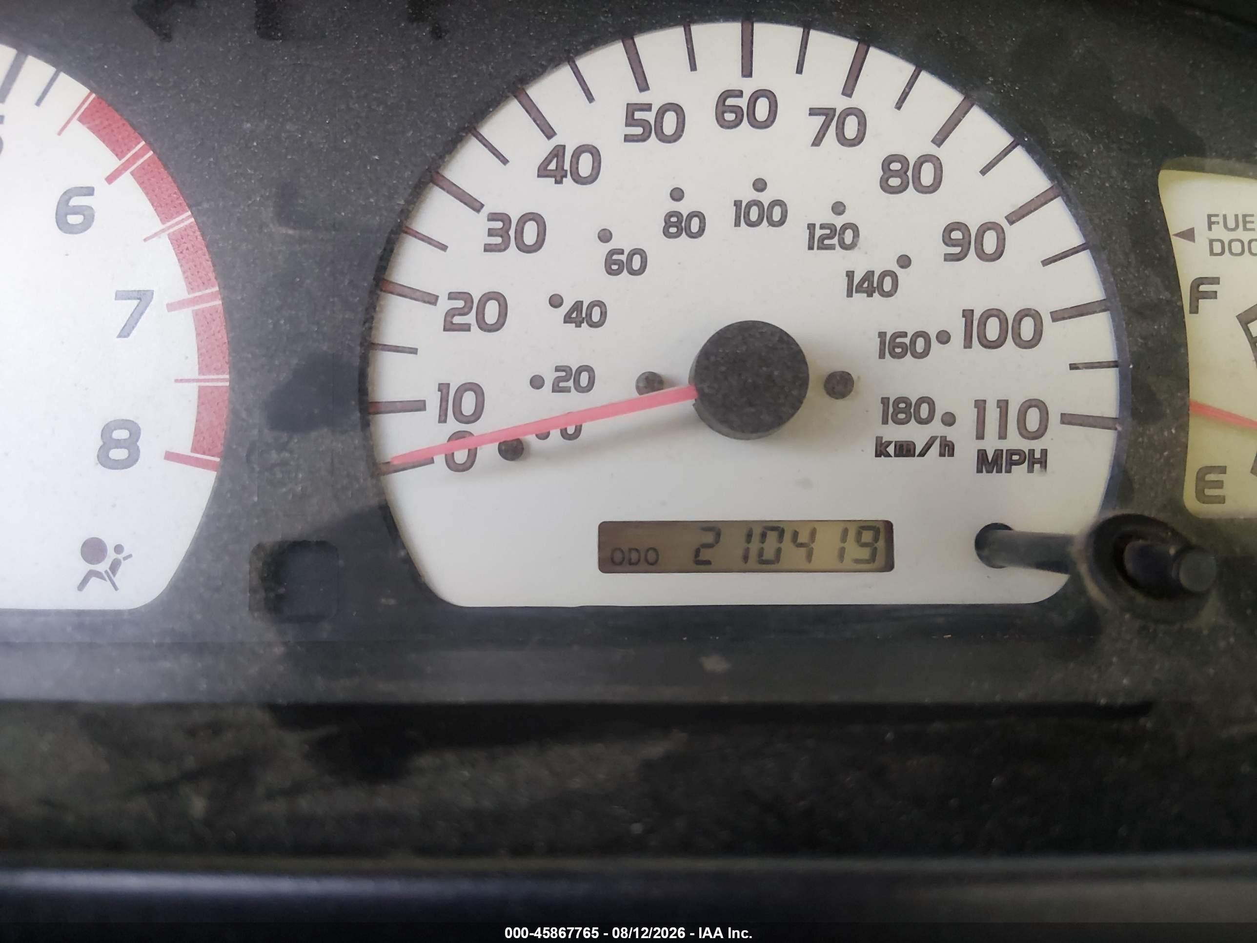 2001 Toyota Tacoma Prerunner V6 White vin: 5TESN92N91Z791489