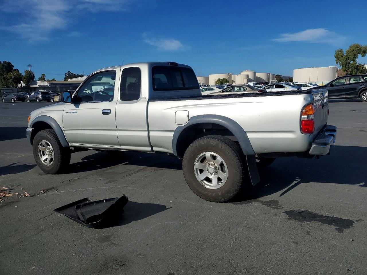 2001 Toyota Tacoma Xtracab Prerunner Silver vin: 5TESN92N91Z803706