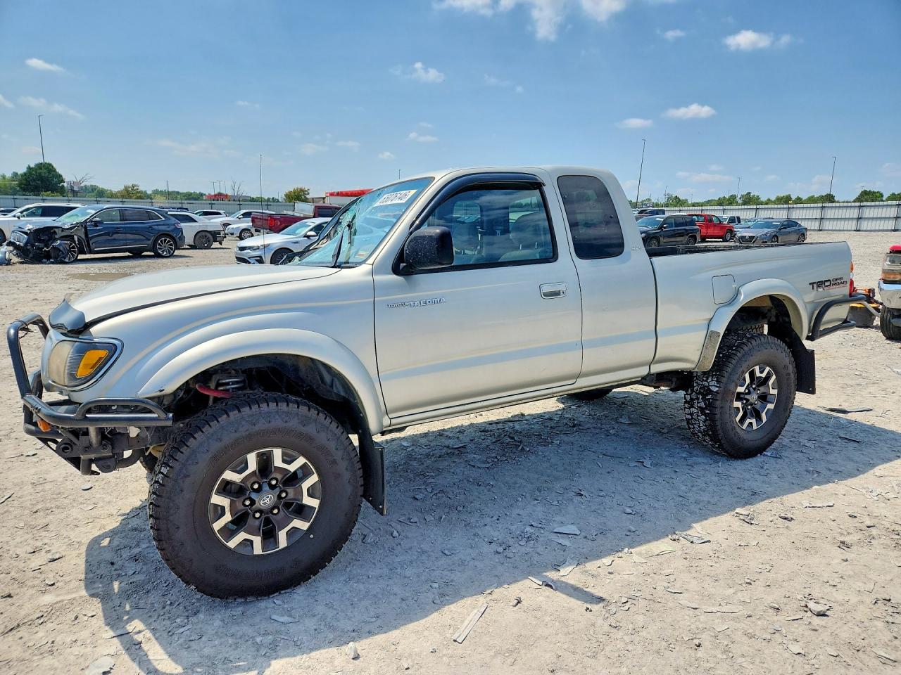 2001 Toyota Tacoma Xtracab Prerunner Silver vin: 5TESN92N91Z846331